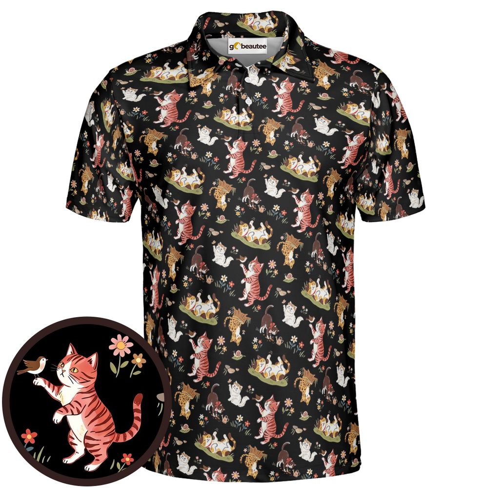Botanical Garden Cat & Floral - Men - 1