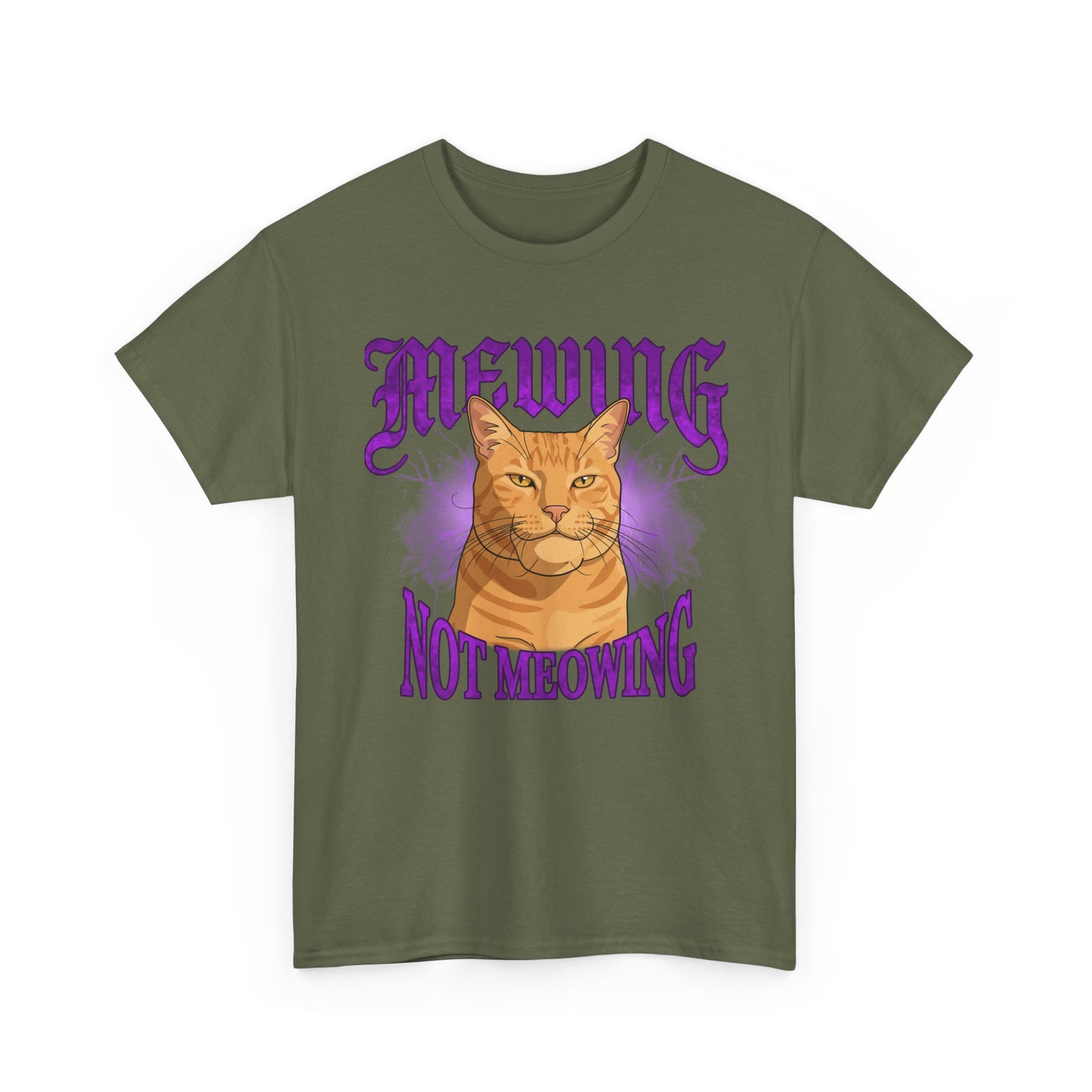 Mewing Not Meowing Cat T-Shirt
