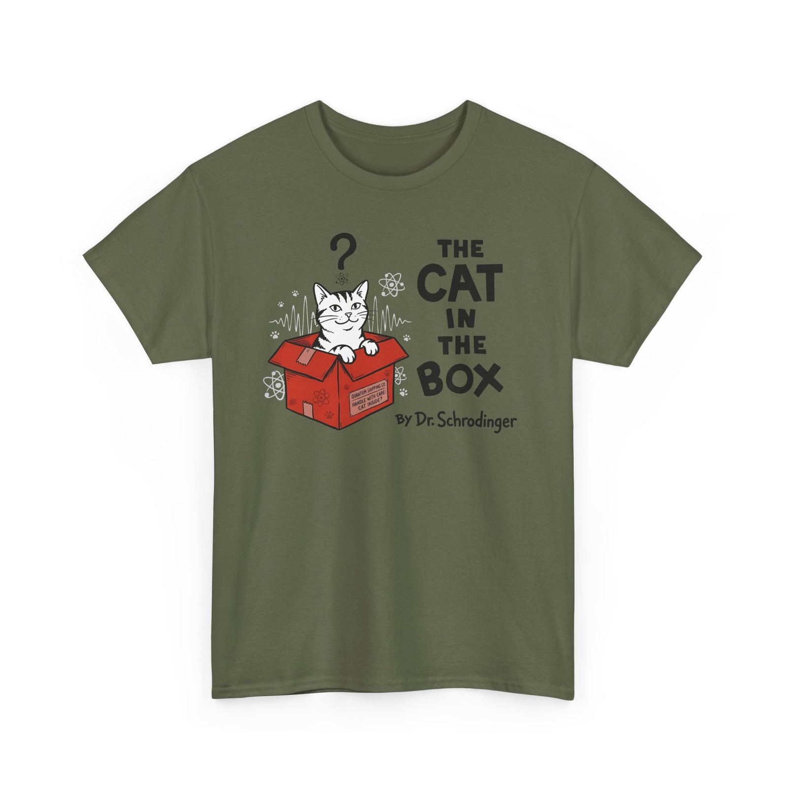 The Cat in the Box T-Shirt — Cute Cat in a Box Graphic Tee