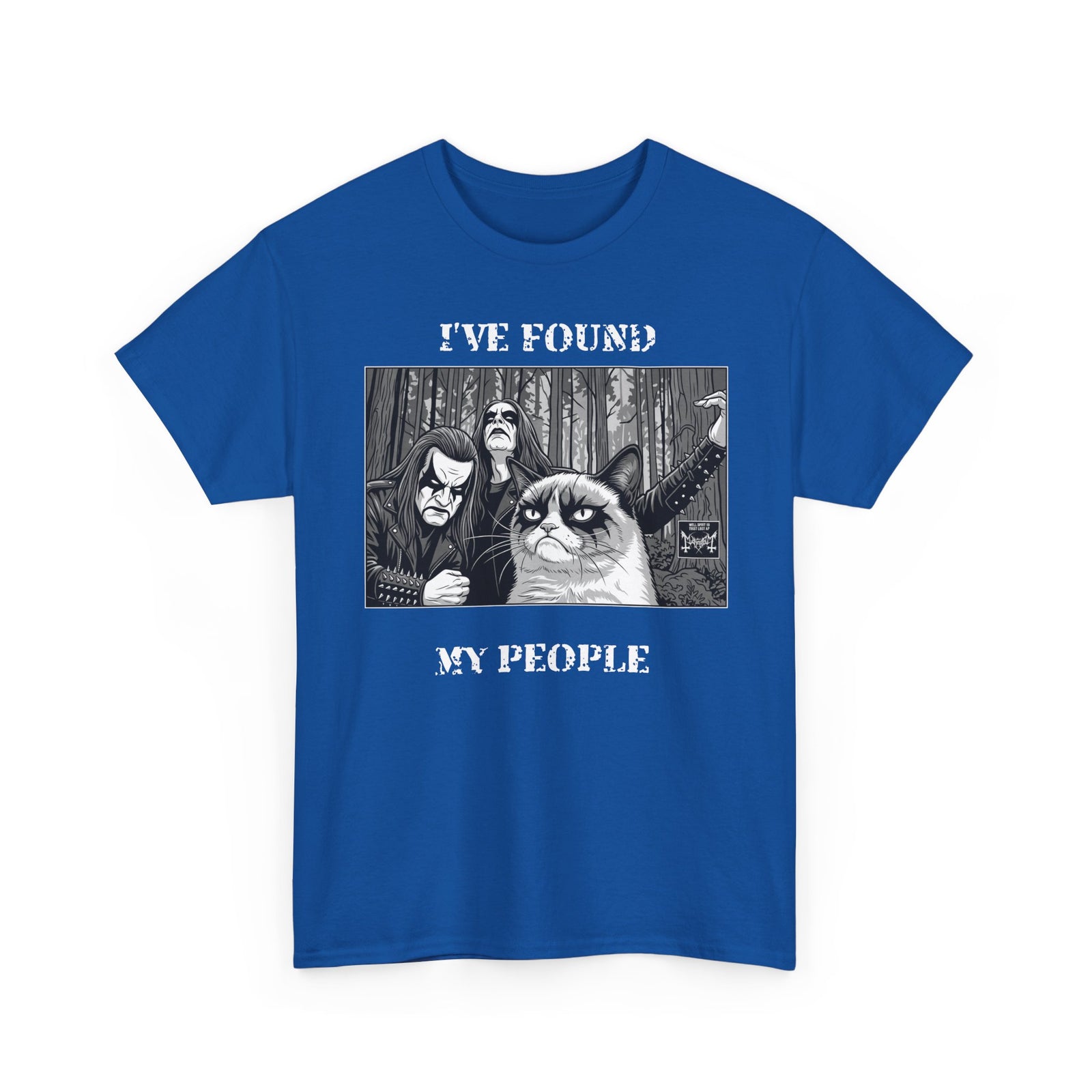 I've Found My People T-Shirt Cat Goth Humor Tee