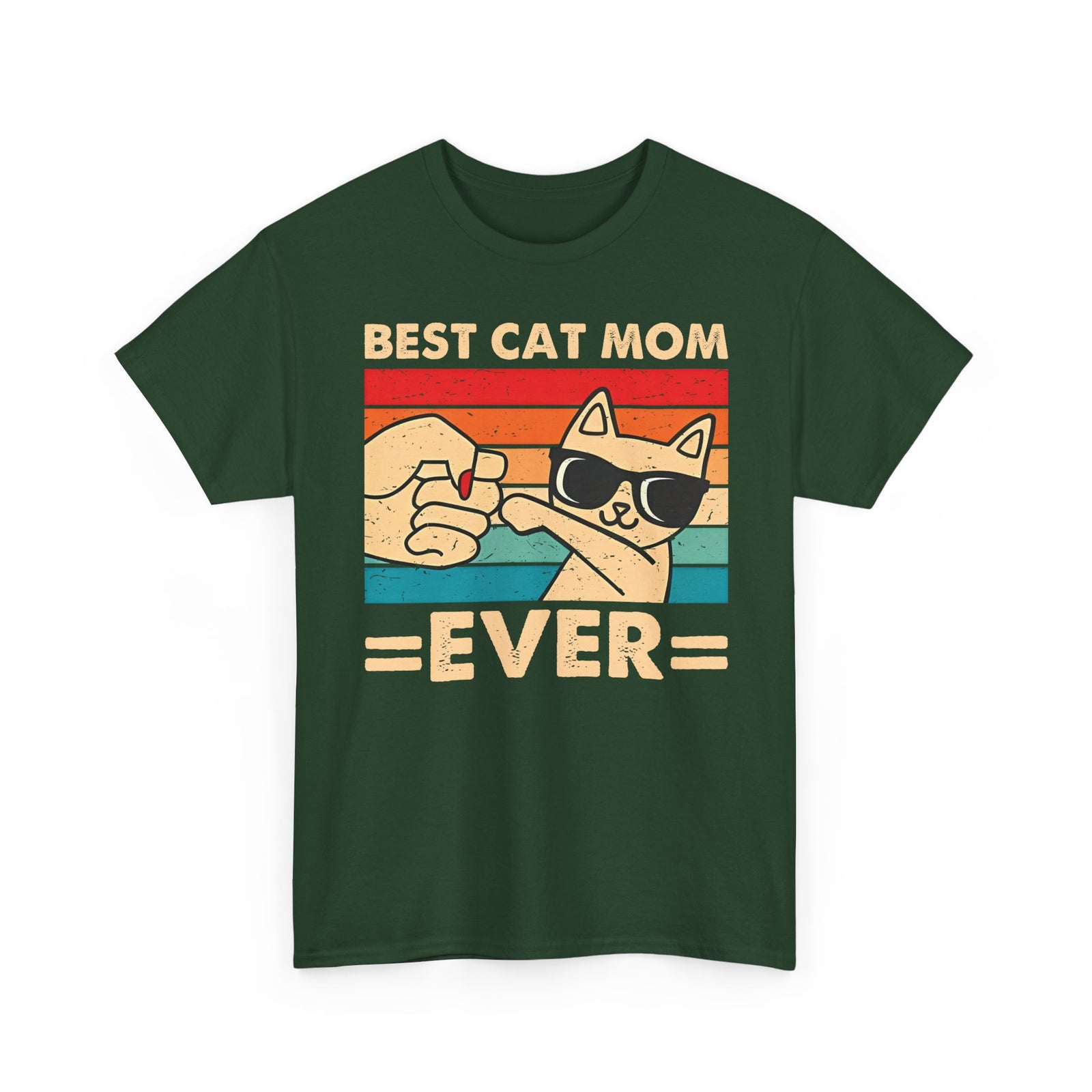 Best Cat Mom Ever T-Shirt — Cute Cat Mom Gift
