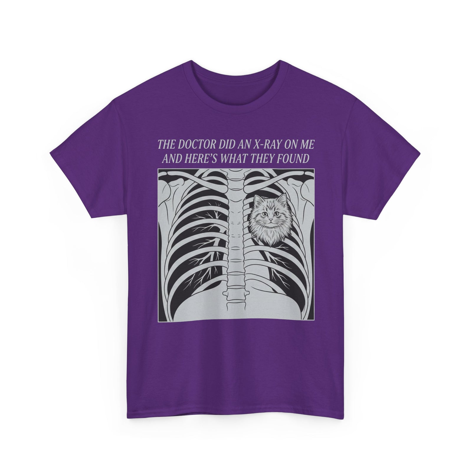 Cat X-Ray Graphic Tee — "The Doctor Did an X-Ray on Me and Here’s What They Found"
