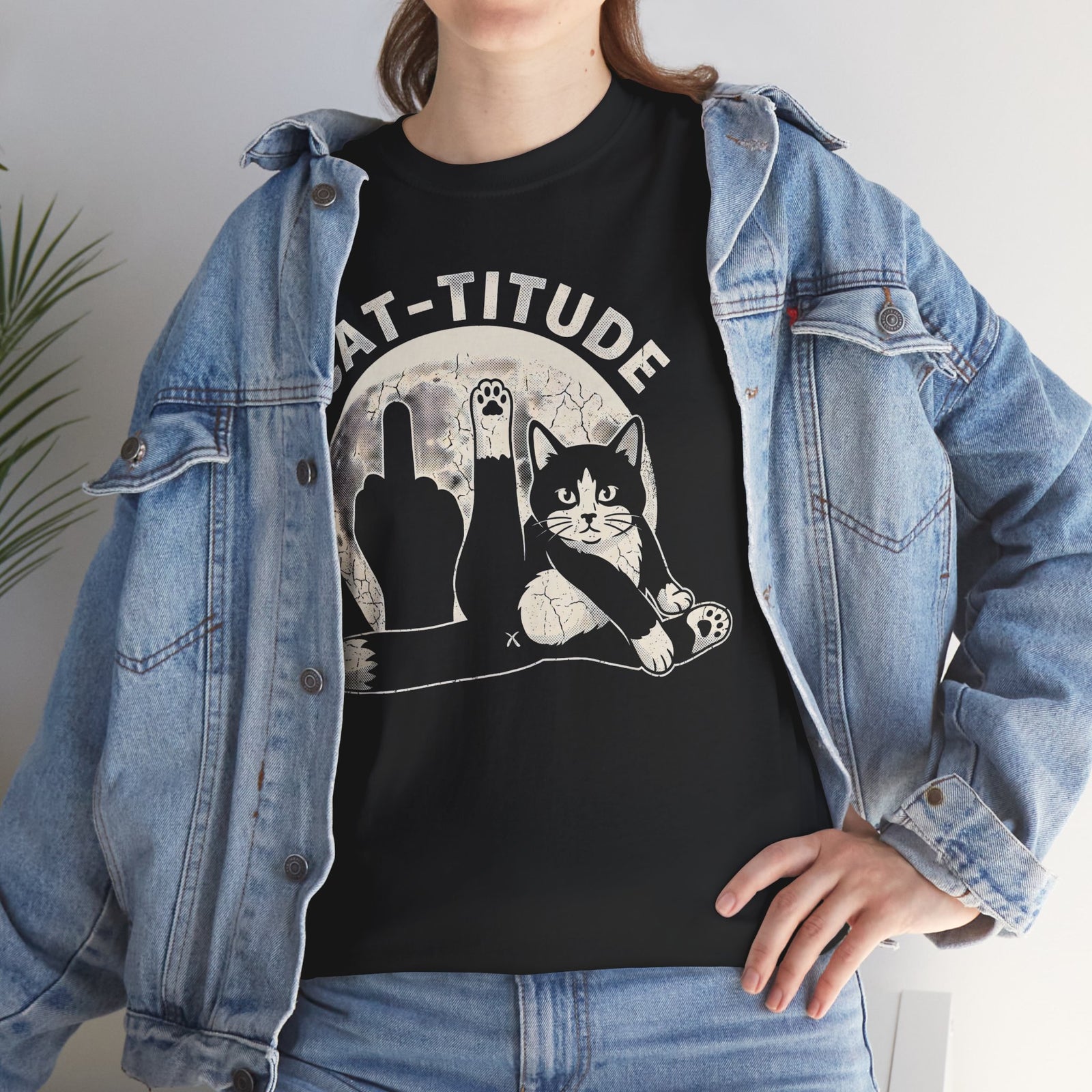 Cattitude T-Shirt — Funny Cat Attitude Tee