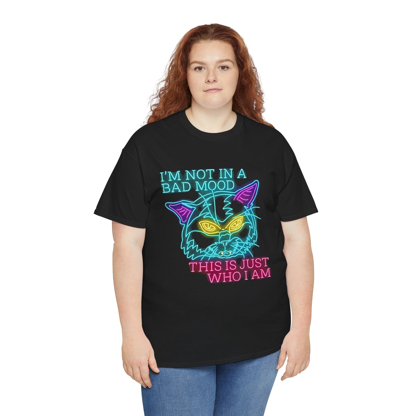 Bad Cat 'I'm Not In A Bad Mood' T-Shirt