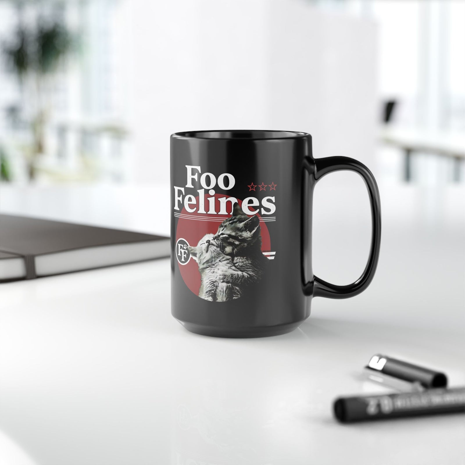 Foo Felines Mug — Cute Cat Graphic Mug