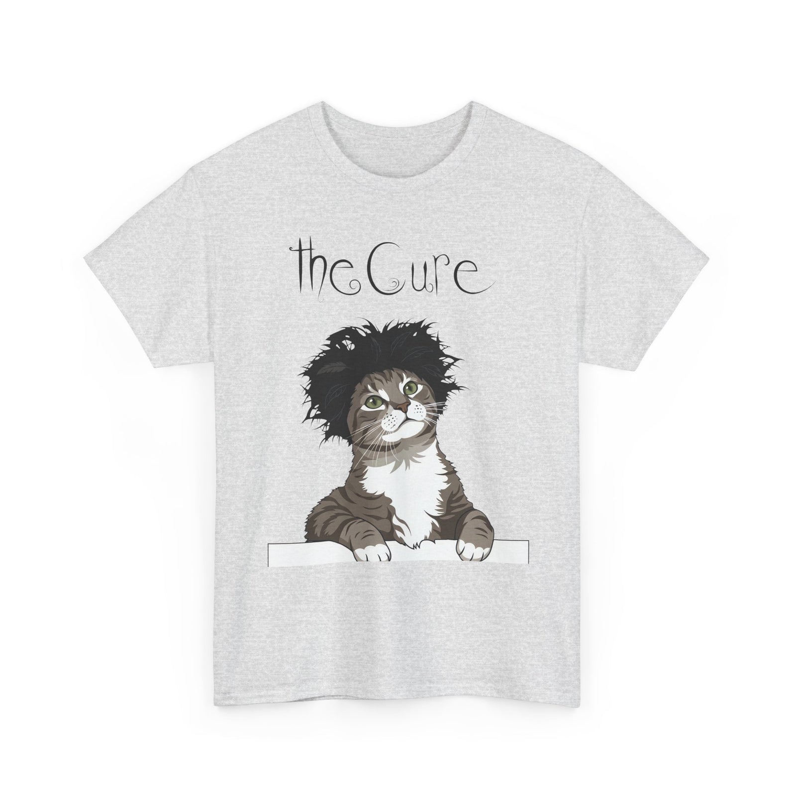The Cure Kitten Band Tee Cute Cat