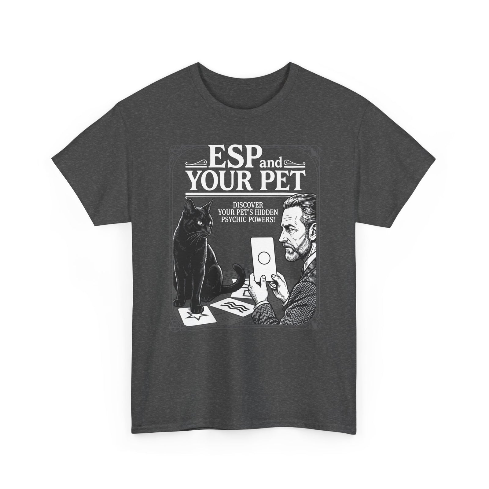 ESP & Your Pet Cat T-Shirt — Psychic Cat Lover Tee