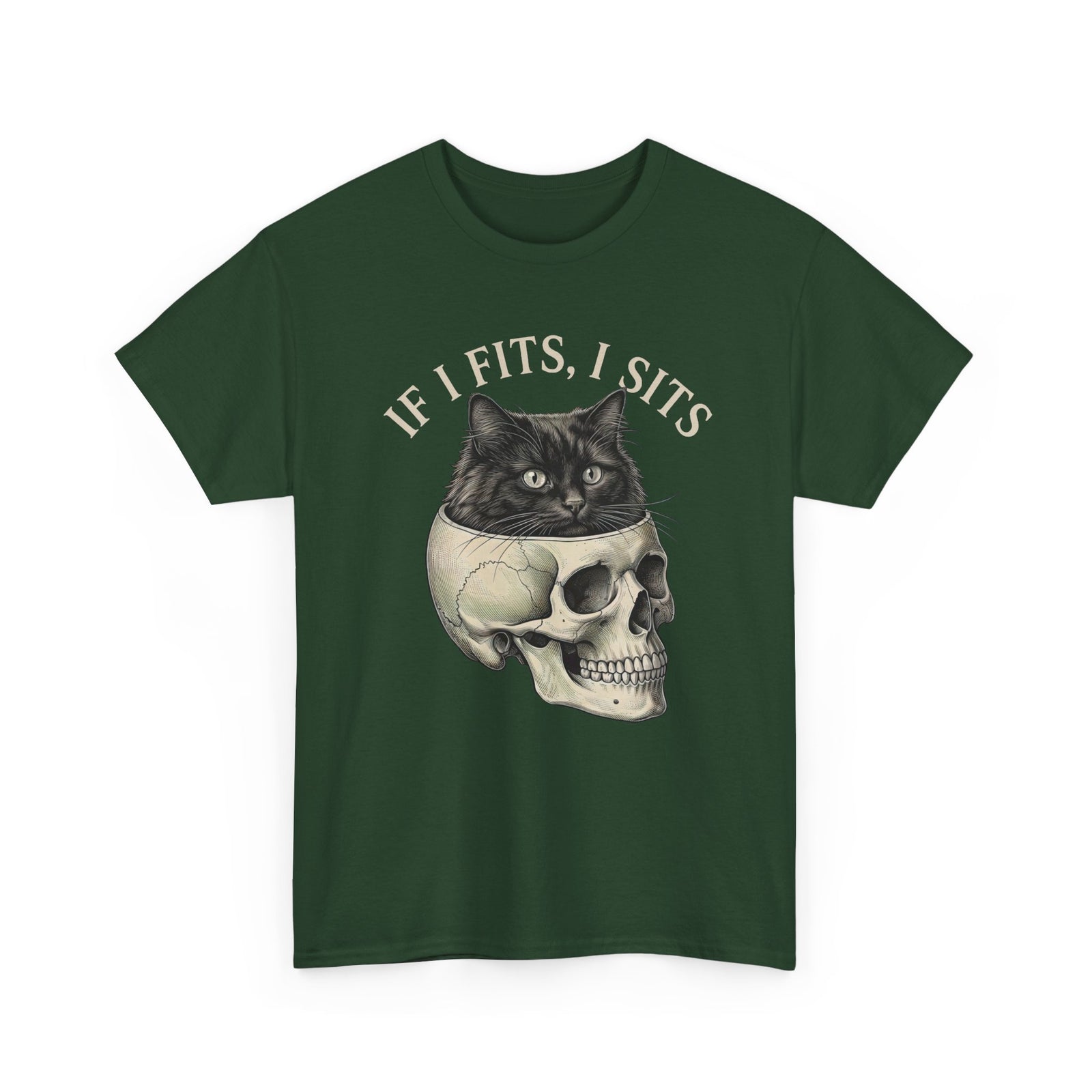 Cat 'If I Fits I Sits' T-Shirt