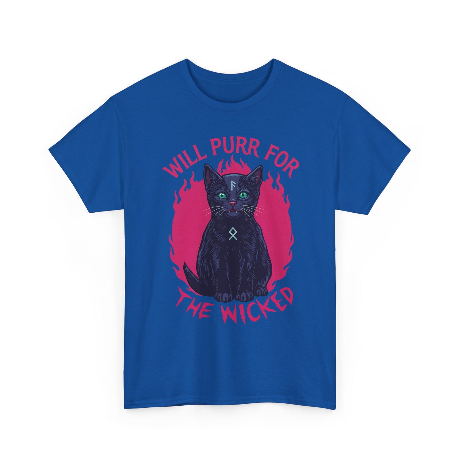 Will Purr For the Wicked Black Cat T-Shirt