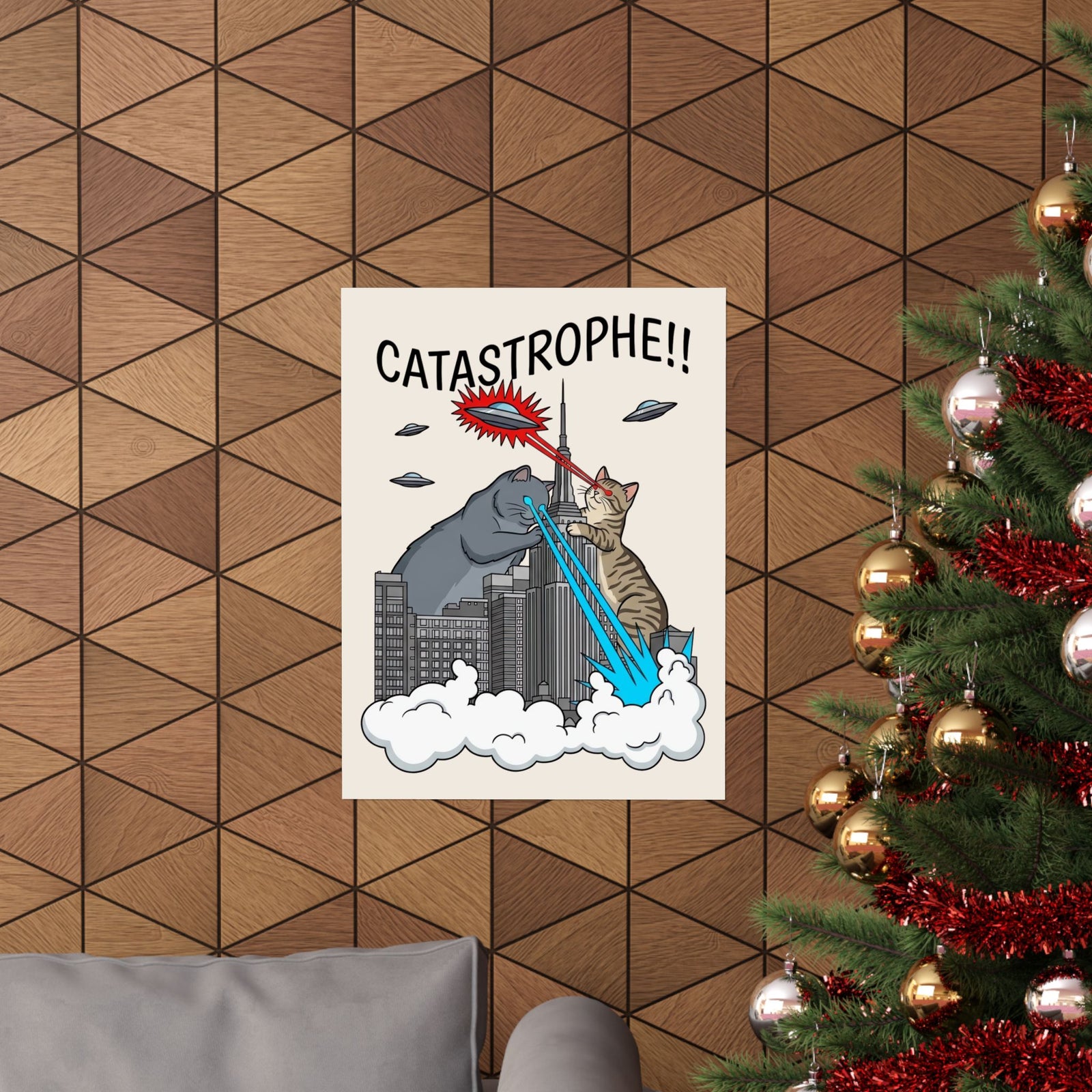 Catastrophe Cat Poster