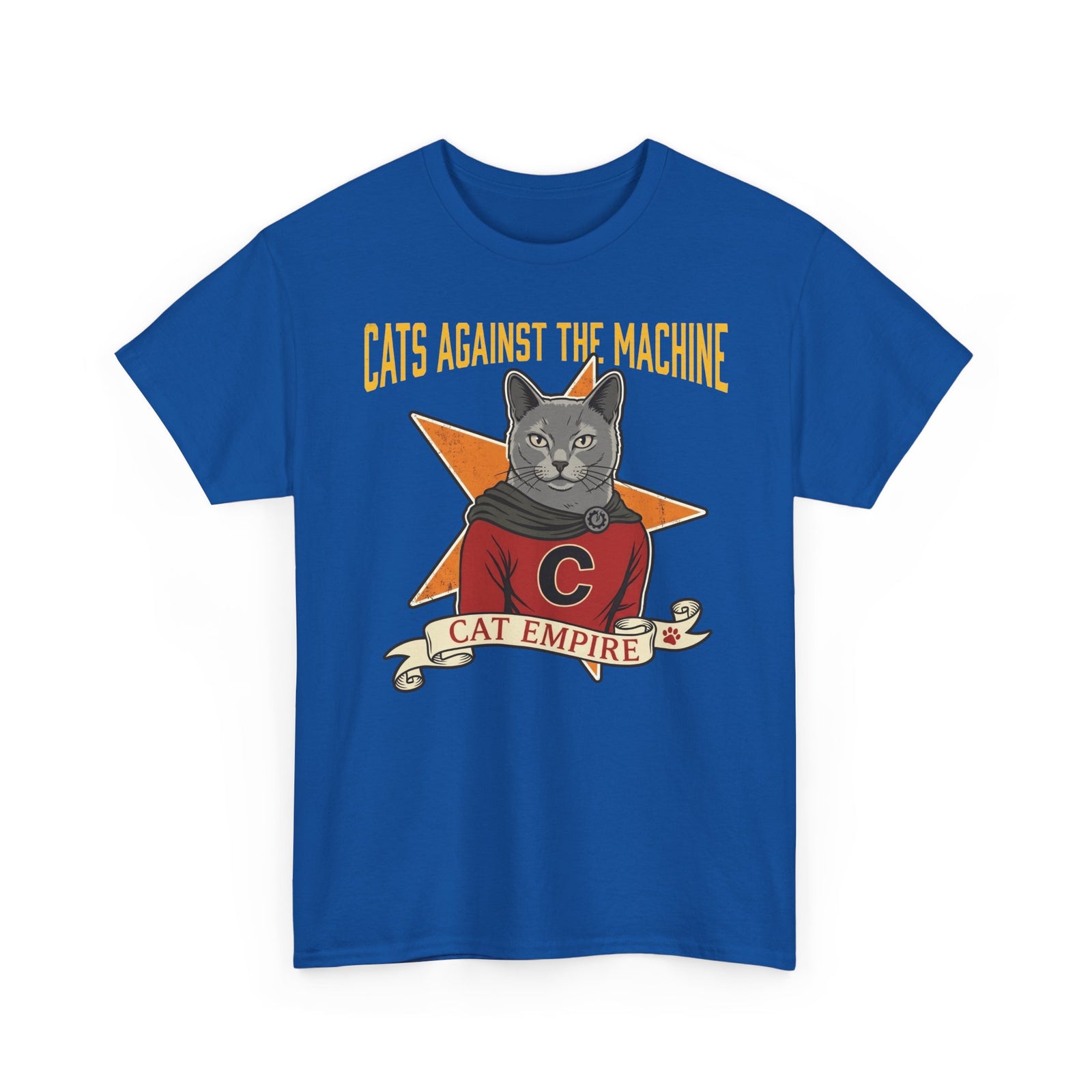 Cat Against the Machine Tee — Cat Empire Graphic T-Shirt