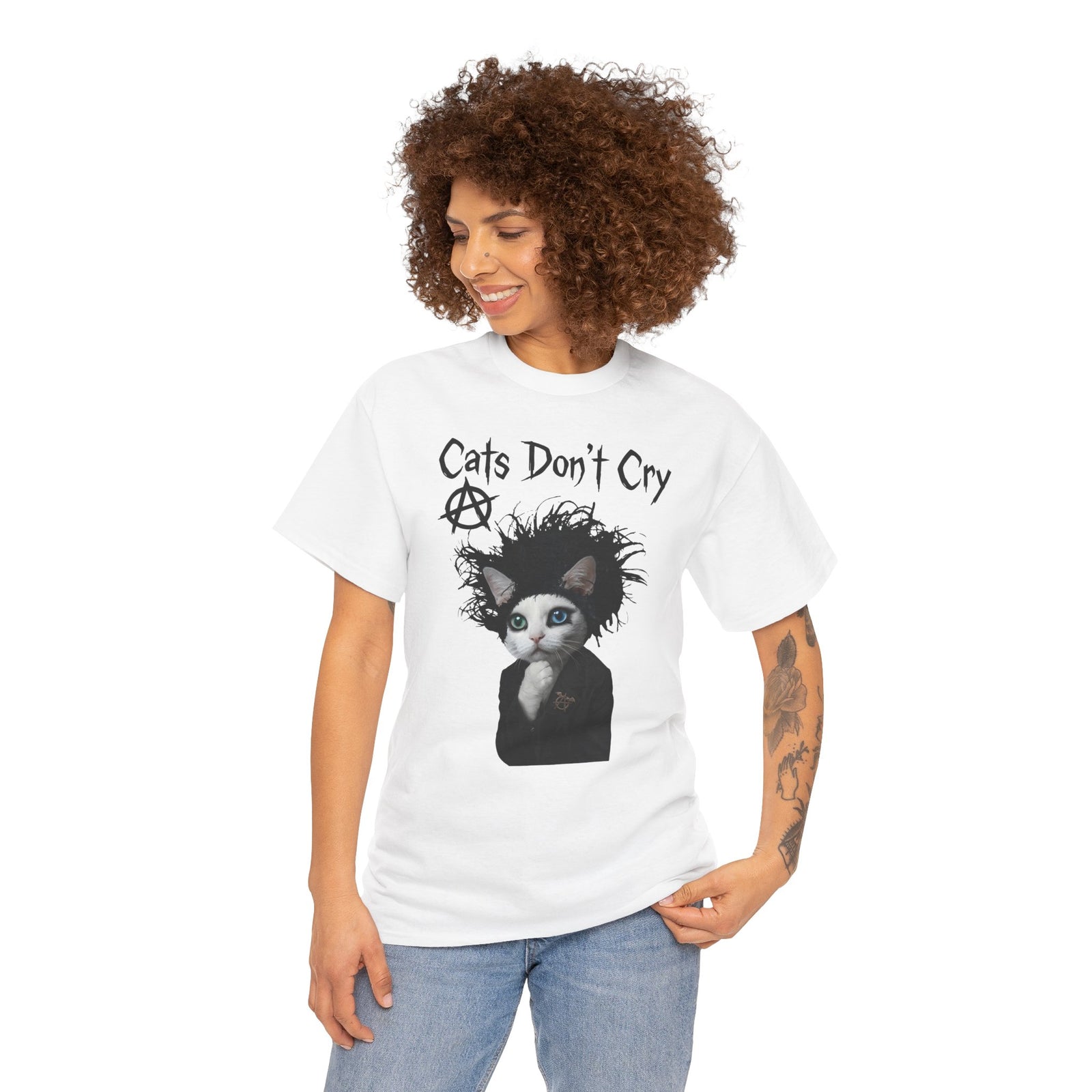 Cats Don't Cry T-Shirt — Funny Cat Lover Tee