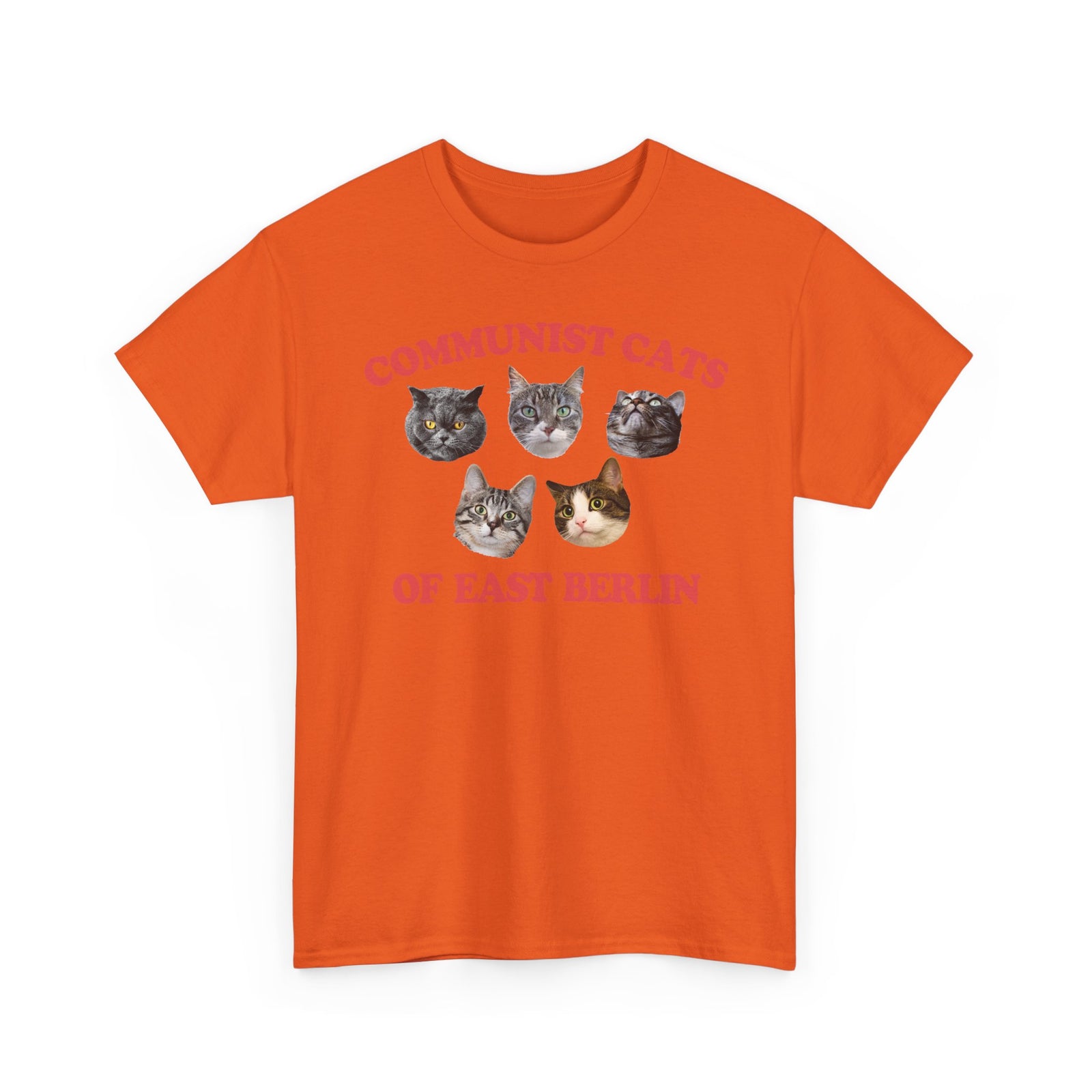 Communist Cats of East Berlin T-Shirt — Retro Socialist Cat Tee
