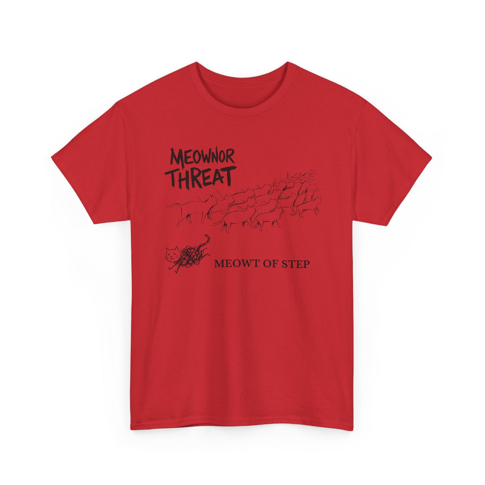 Meownor Thread Meowt Of Step T-Shirt — Funny Cat Dance Graphic Tee