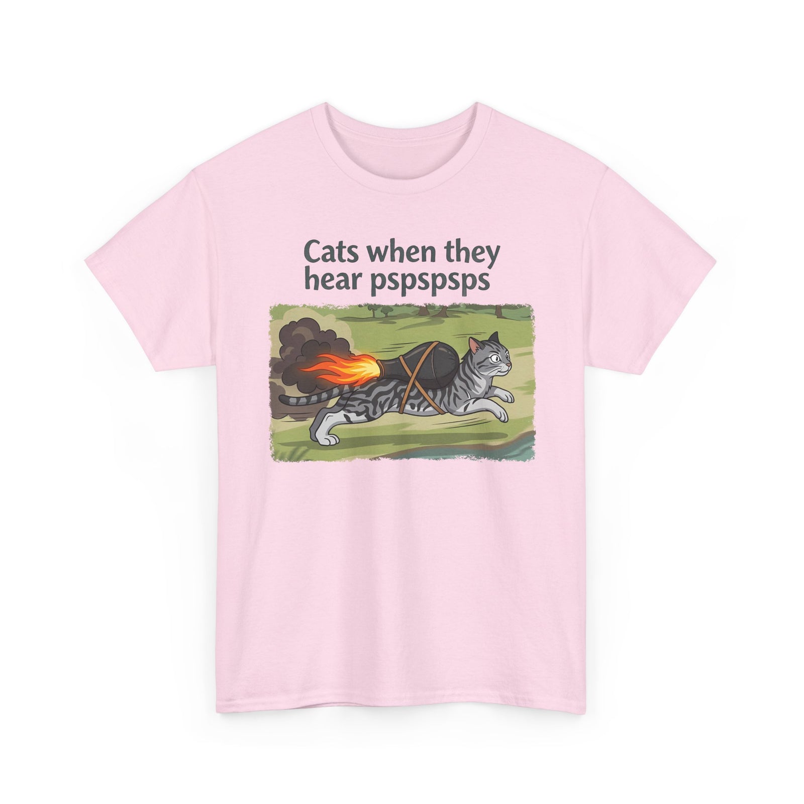 Cats When They Heard 'pspspsps' T-Shirt