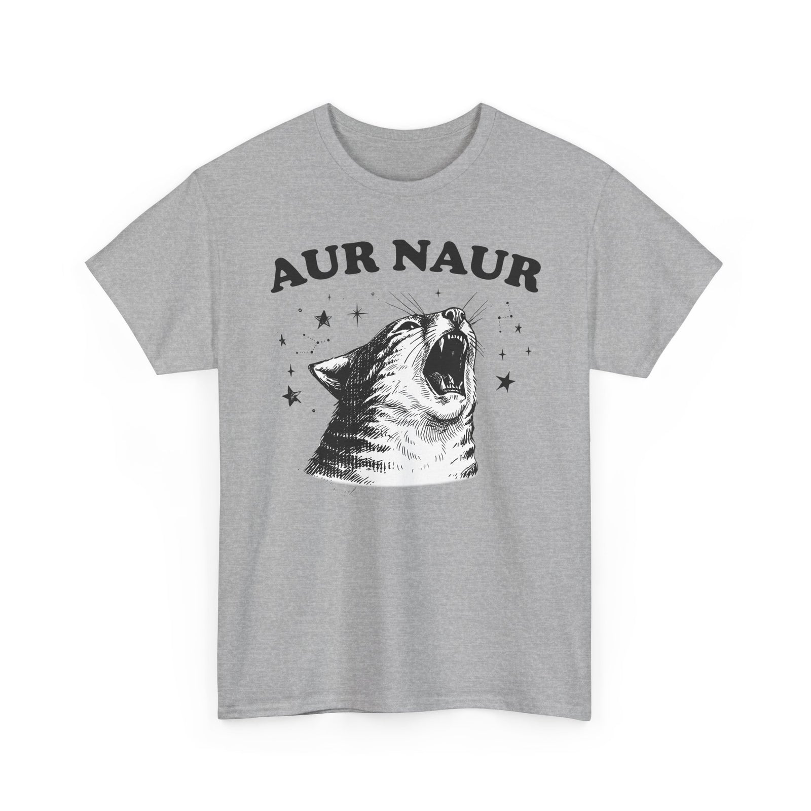 Aur Naur Funny Cat T-Shirt — Cute Funny Cat Tee