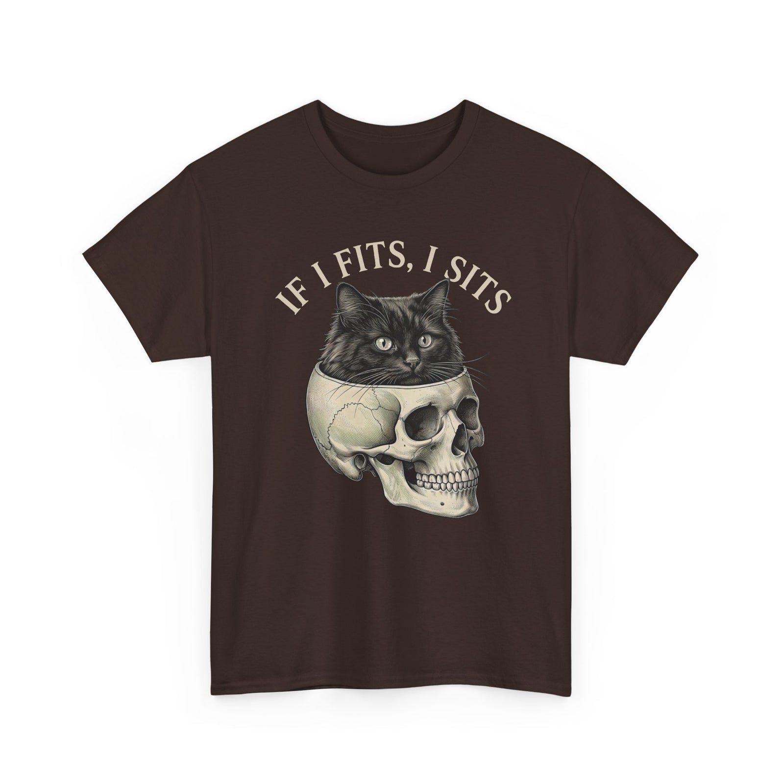 Cat 'If I Fits I Sits' T-Shirt