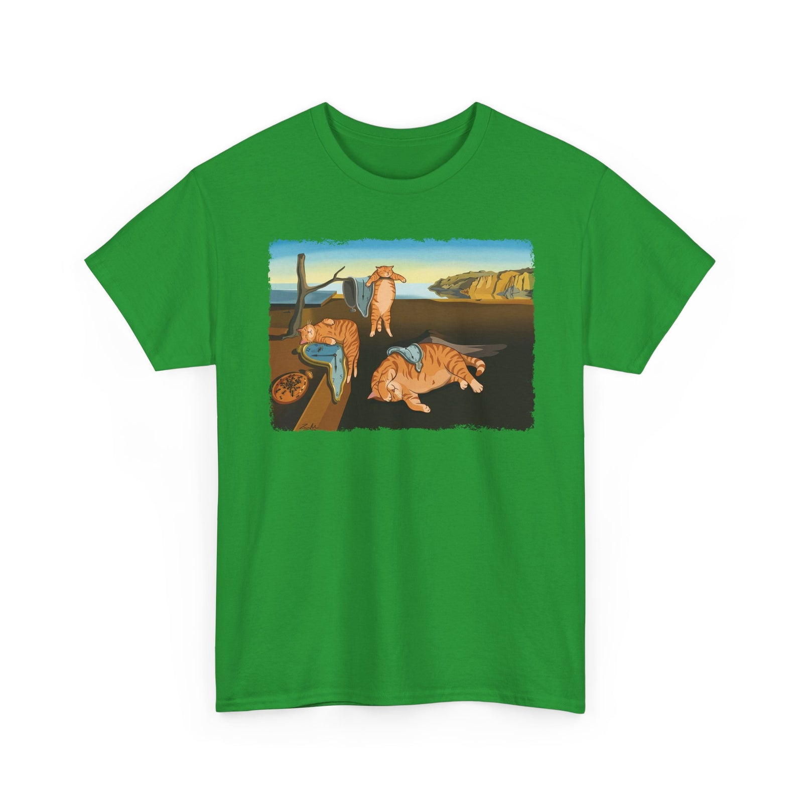 The Purrsistence of Memory T-Shirt — Surreal Cat Art Tee