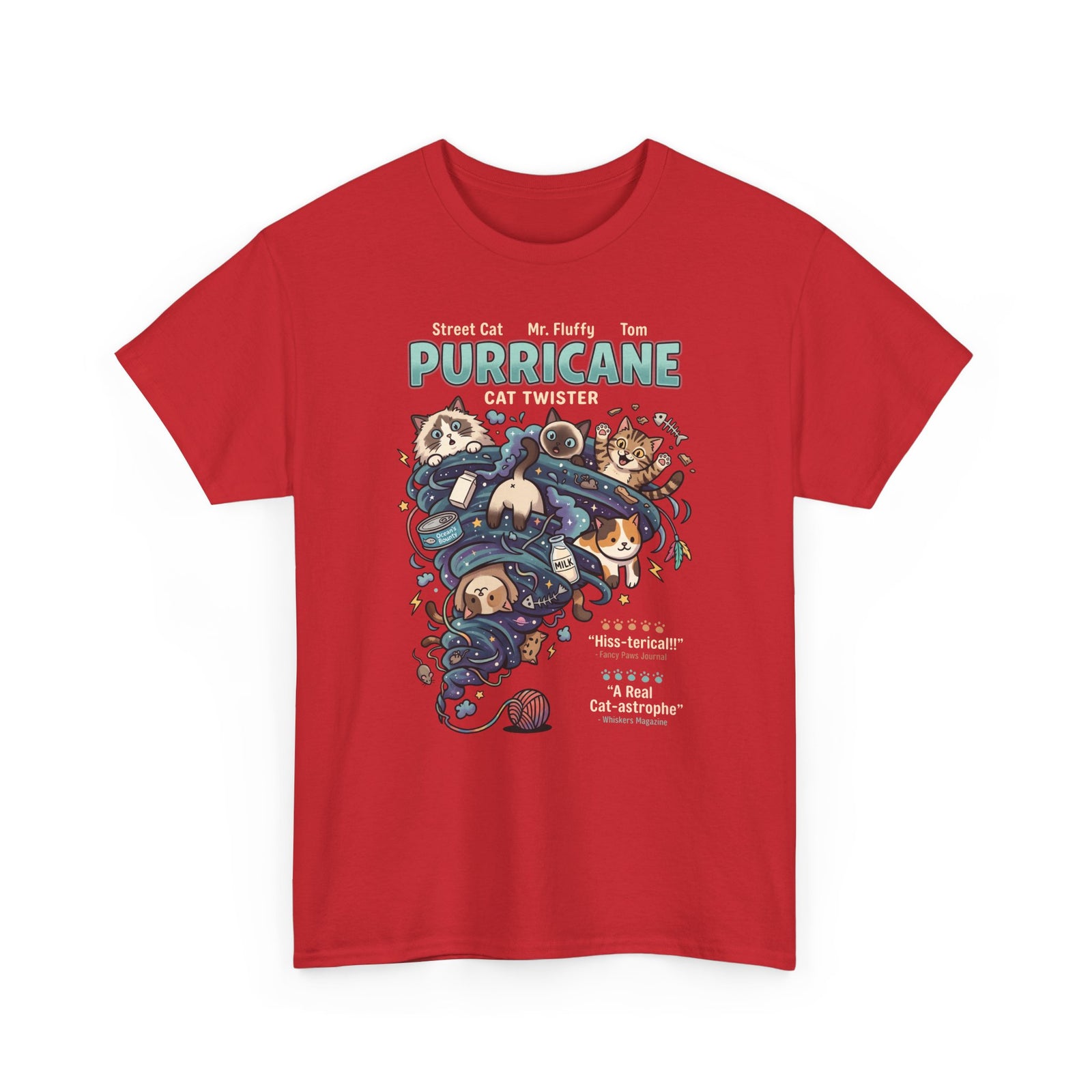 Purricane Funny Cat T-Shirt