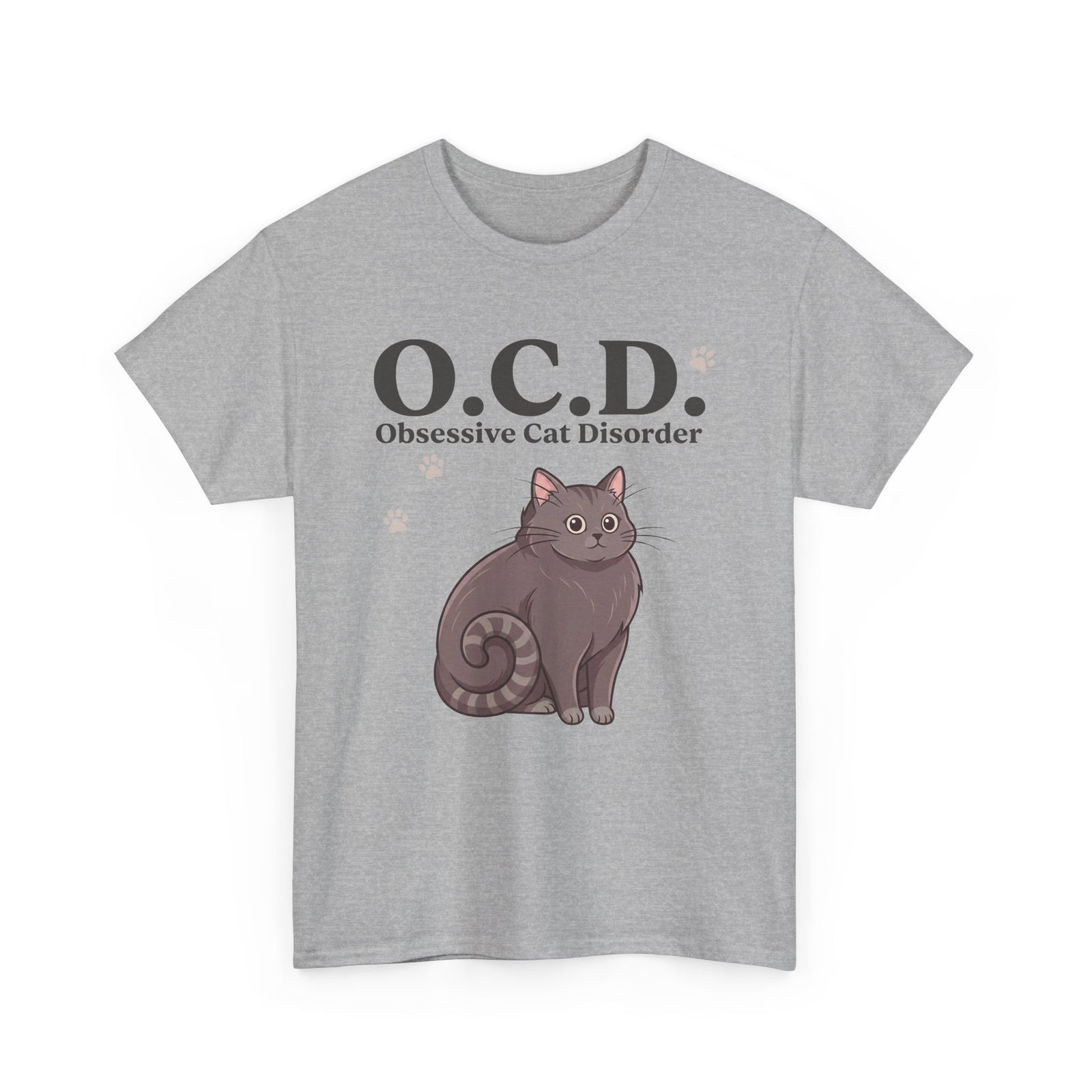 Obsessive Cat Disorder T-Shirt — O.C.D. Cat Lover Tee
