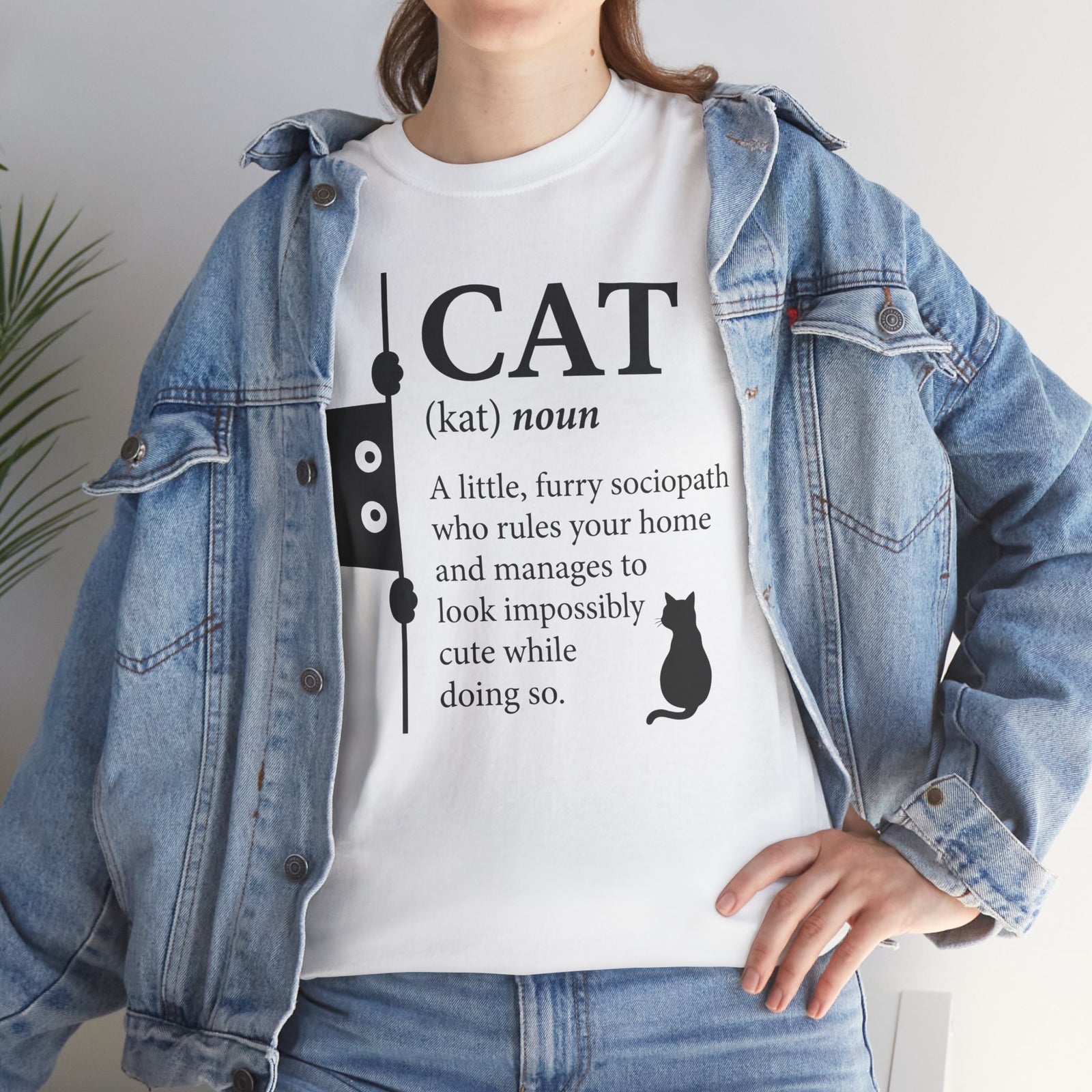 Cat (kat) Definition T-Shirt — Funny Cat Lover Tee