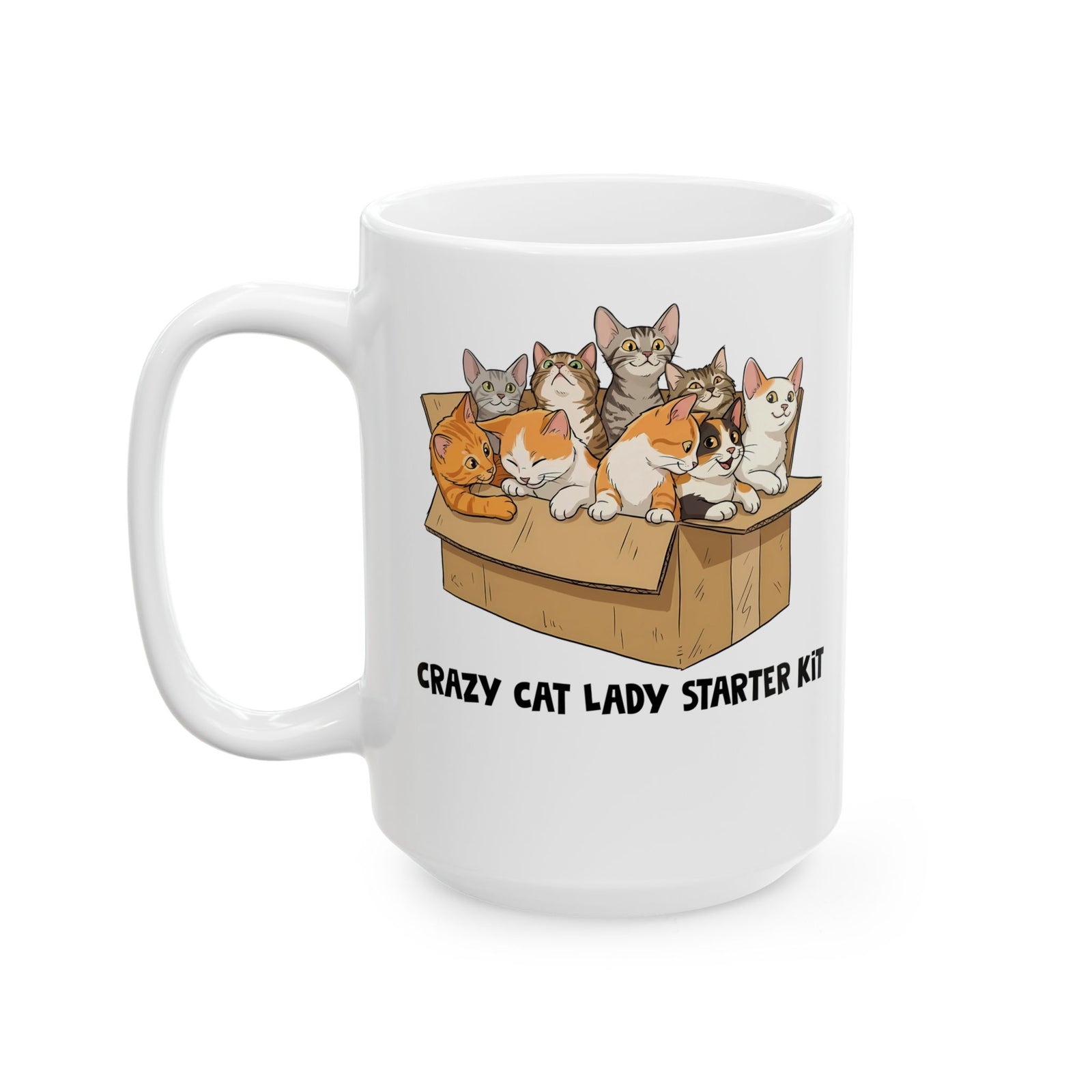 Crazy Cat Lady Starter Kit Ceramic Mug