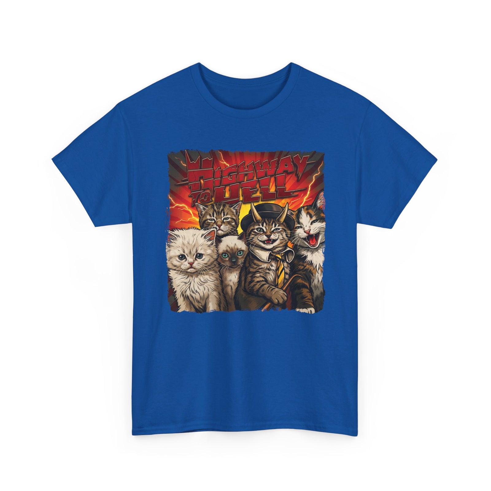 "Highway to Hell" Hard Rock Cats Parody T-Shirt
