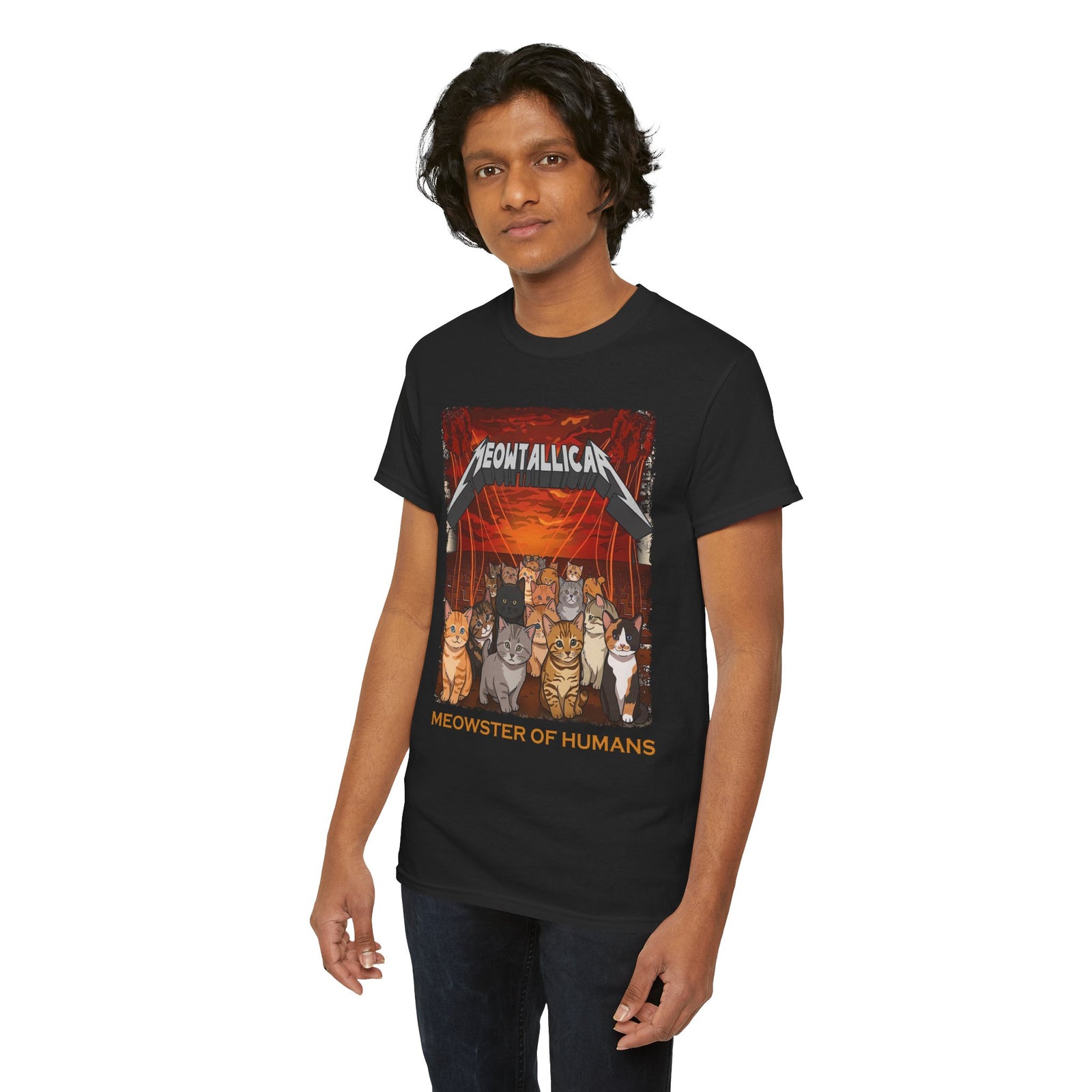 Meowster of Humans Cat T-Shirt
