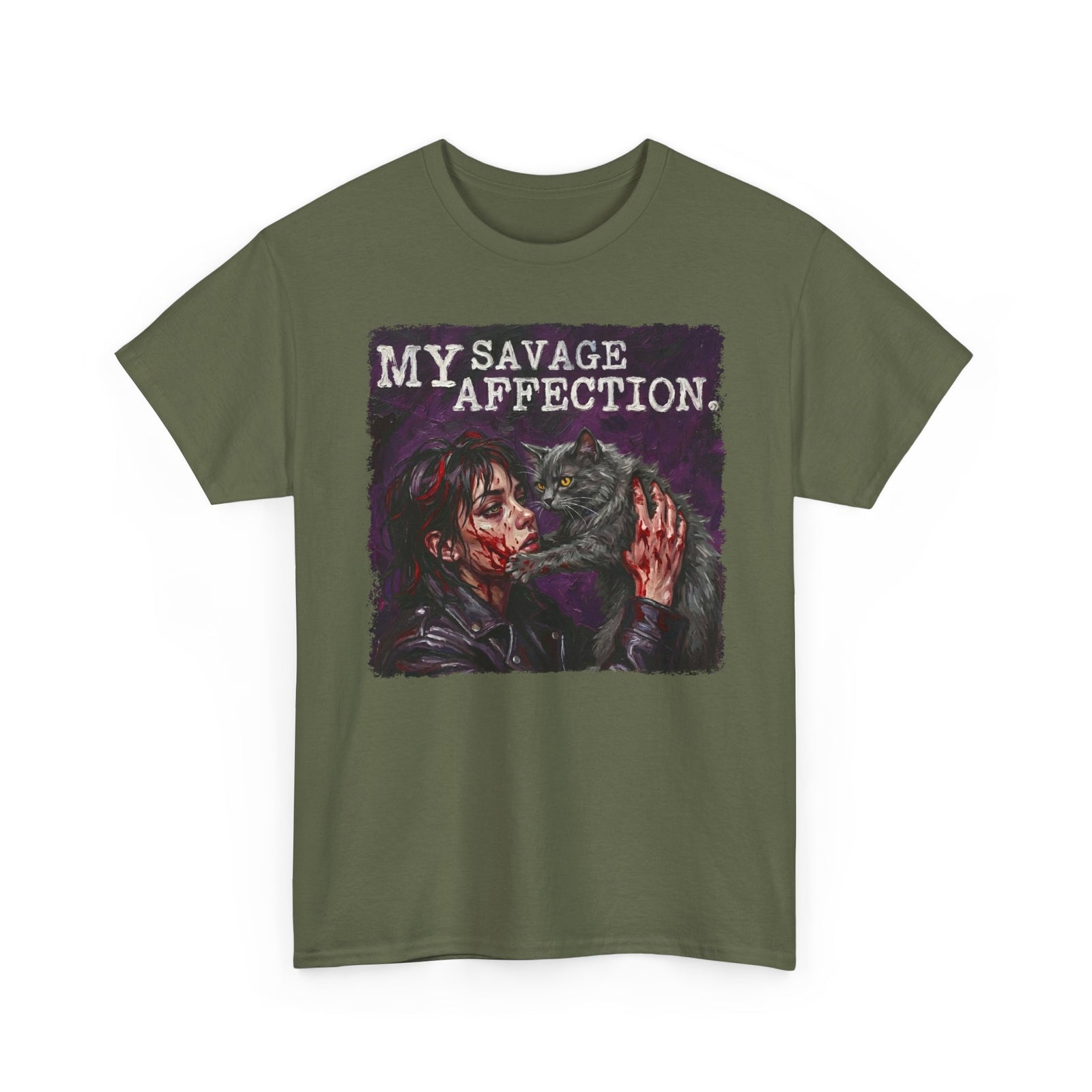My Savage Affection T-Shirt — Bold Romantic Graphic Tee