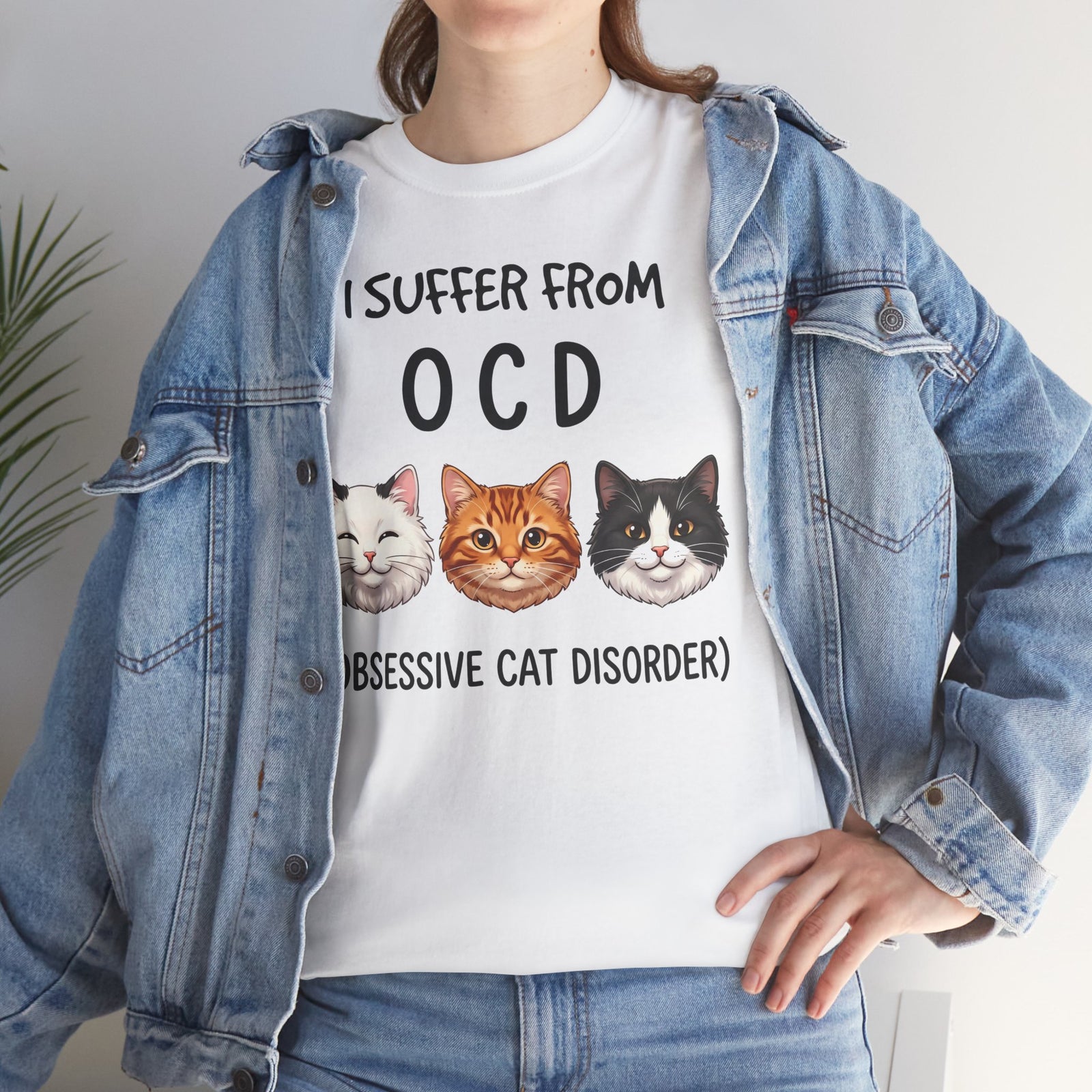 I Suffer From OCD Obsessive Cat Disorder T-Shirt — Funny Pet Lover Tee