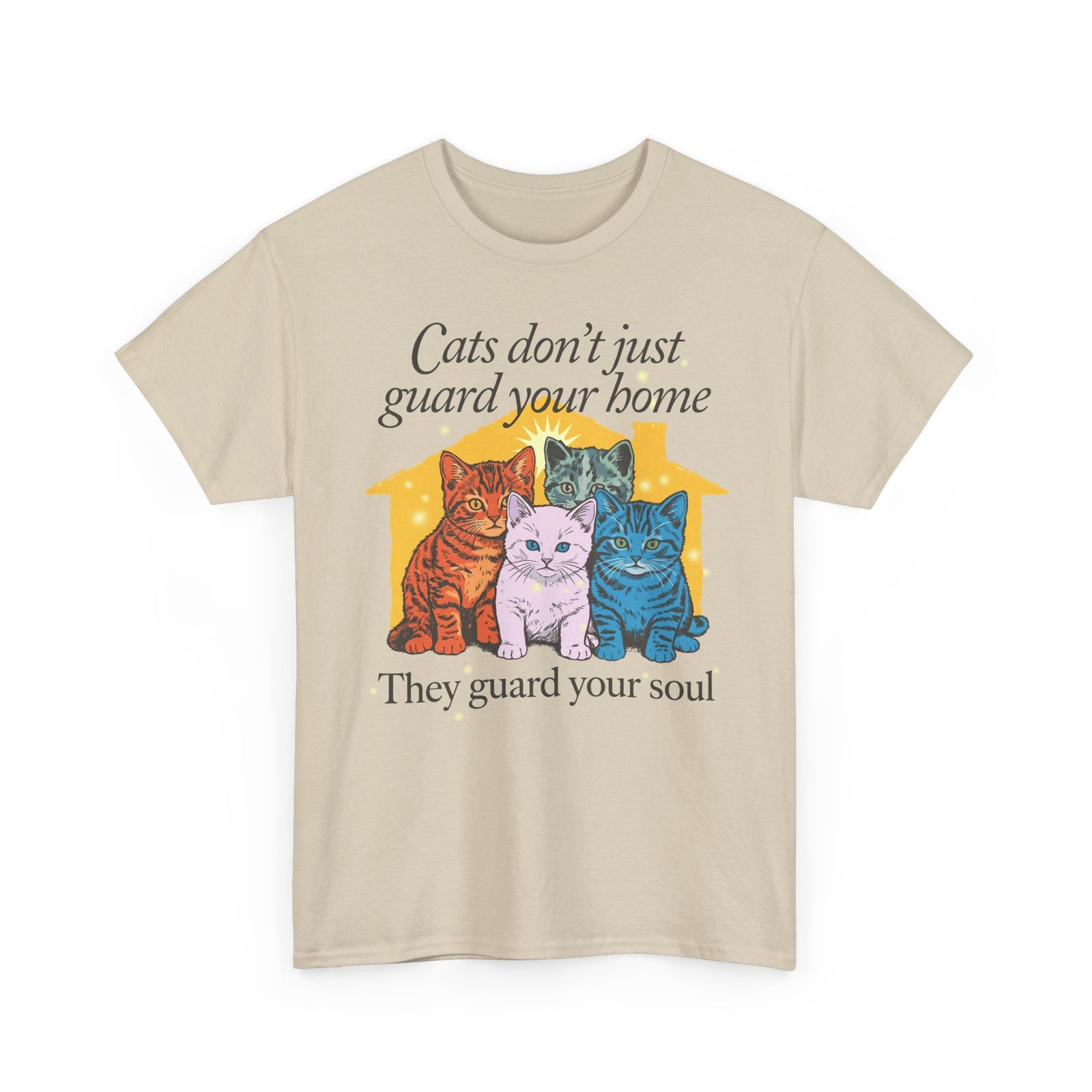 Cats Don't Just Guard Your Home T-Shirt — Funny Cat Lover Tee