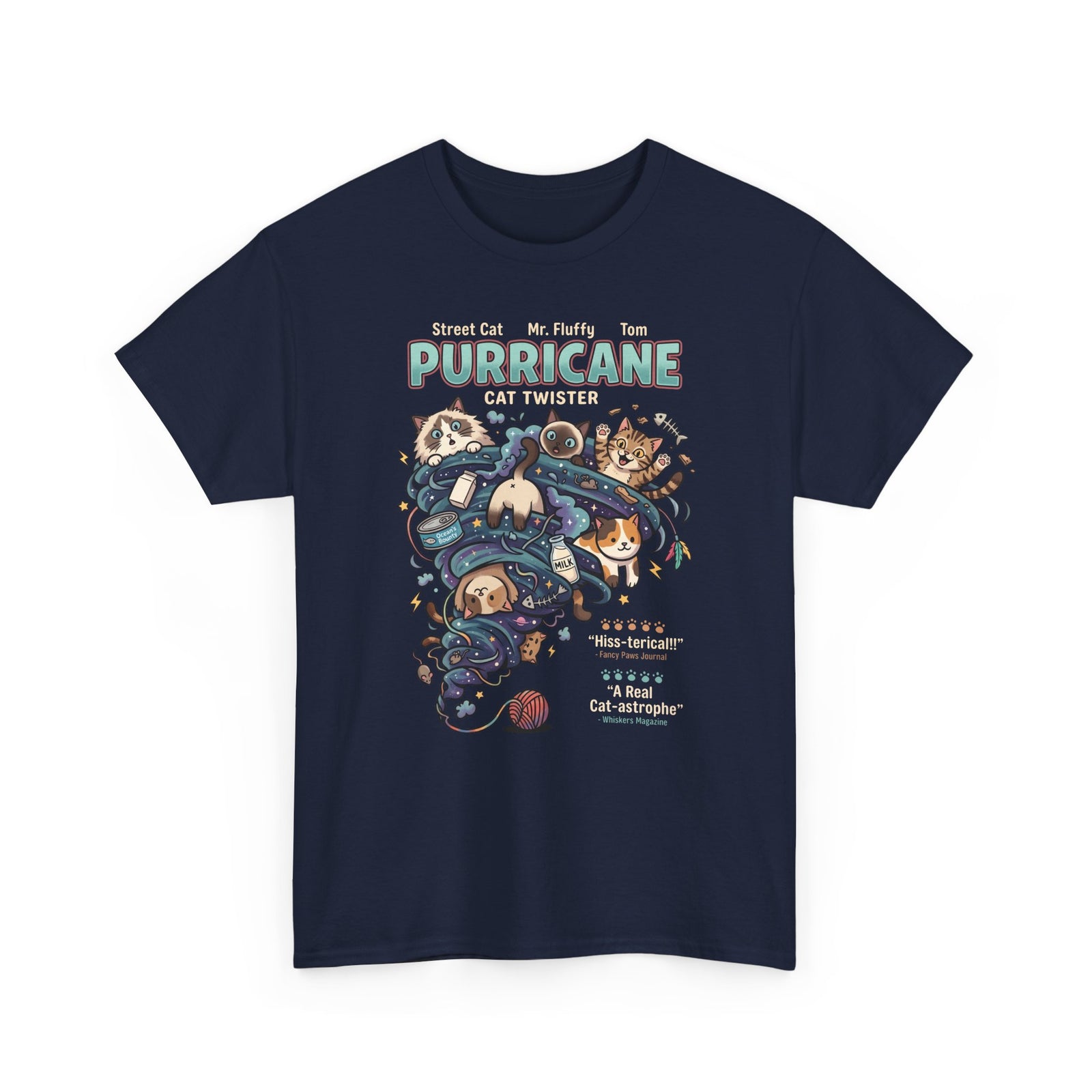 Purricane Funny Cat T-Shirt