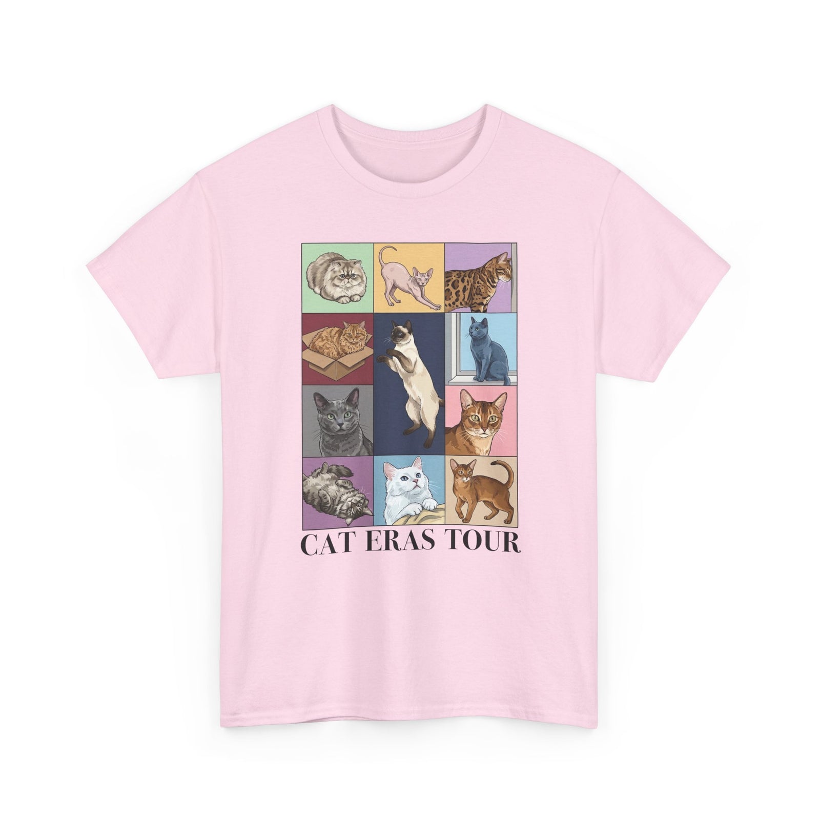 Cat Eras Tour T-Shirt — Retro Band Tee for Cat Lovers