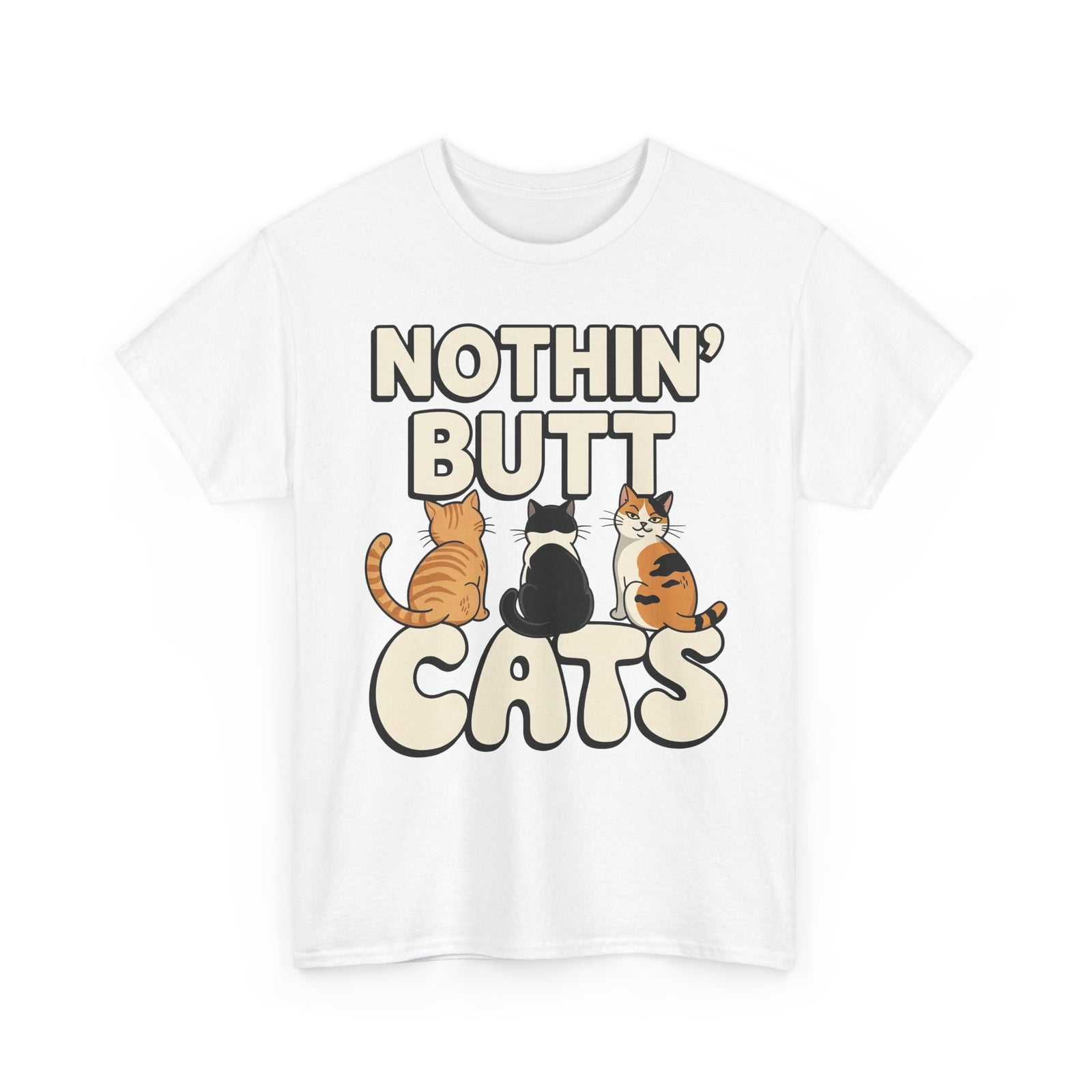 Nothin' But Cats Tee - Cute Retro Cat Lover T‑Shirt
