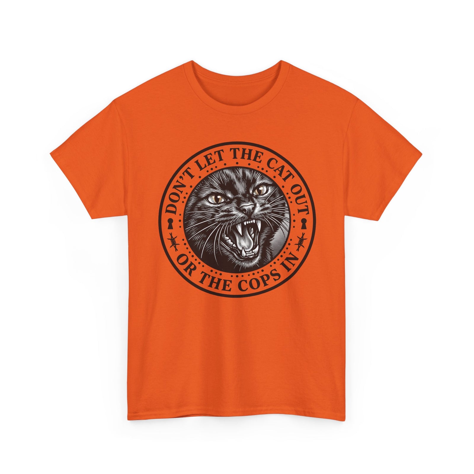 Don't Let The Cat Out T-Shirt — Funny Cat Lover Tee