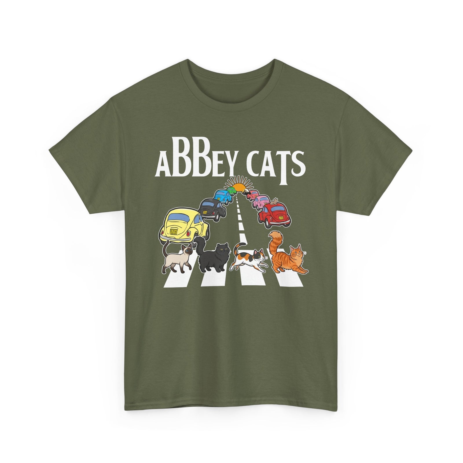 Cats Parody Tee Abbey Cats