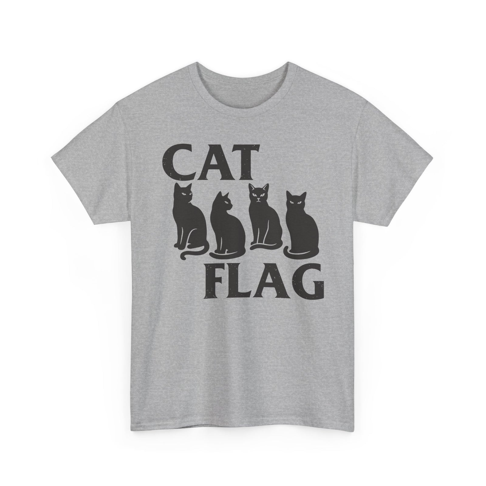 Cat Flag T-Shirt — Pride-Inspired Feline Graphic Tee