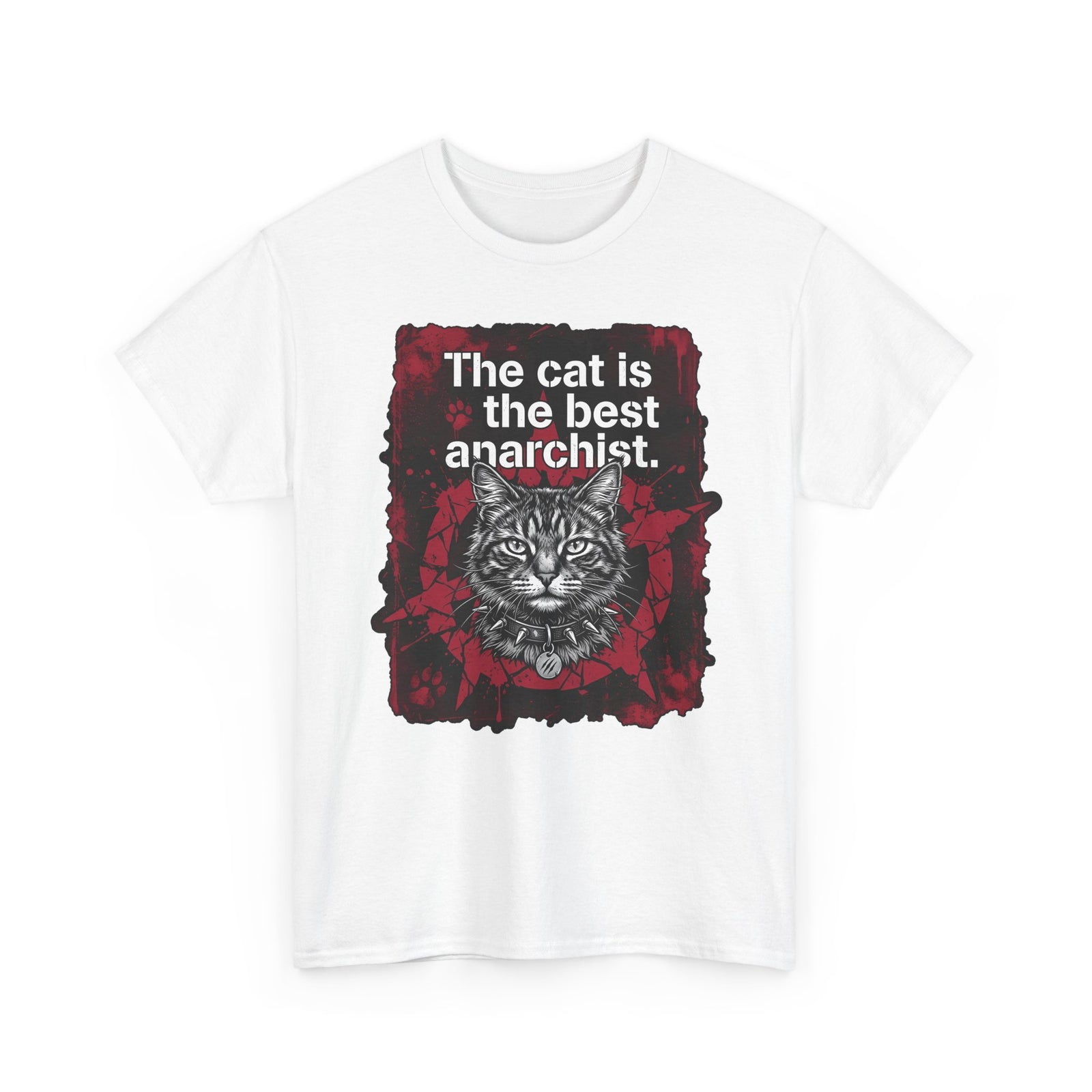 Anarchist Cat T-Shirt "The Cat Is the Best Anarchist"