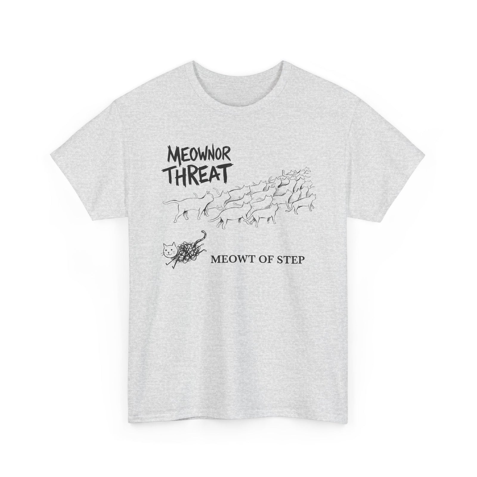 Meownor Thread Meowt Of Step T-Shirt — Funny Cat Dance Graphic Tee