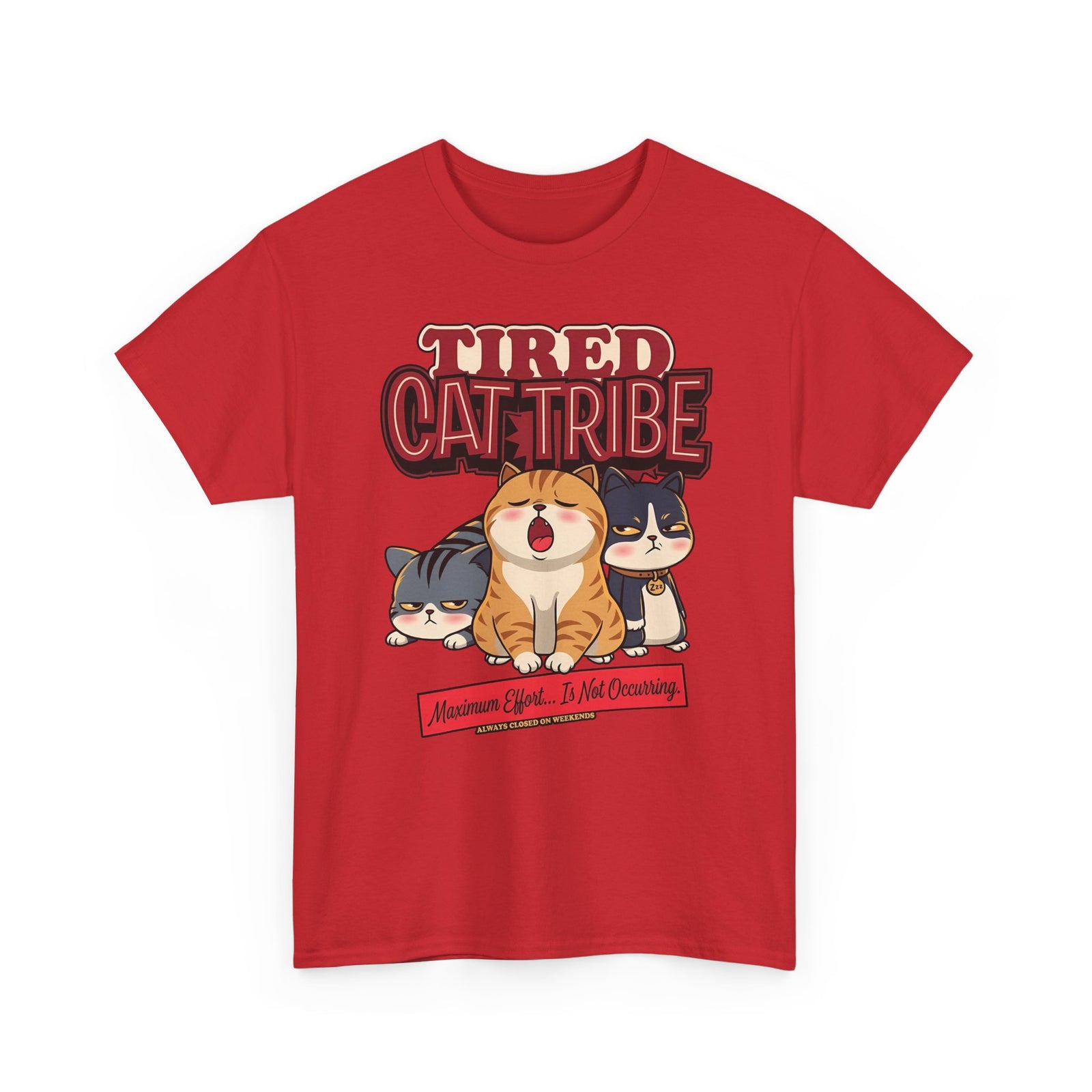 Tired Cat Tribe T-Shirt