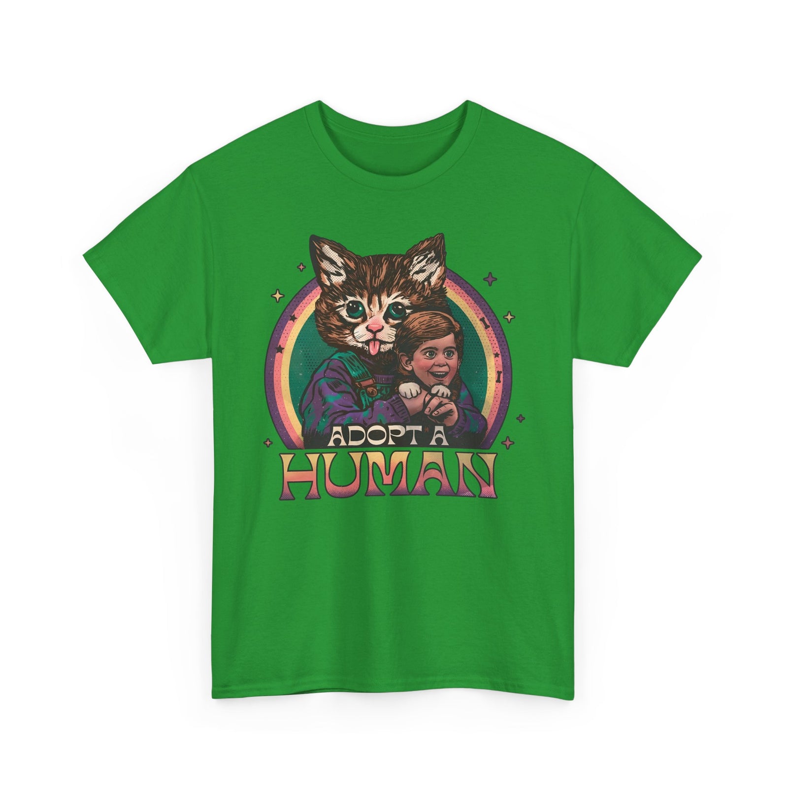 Adopt a Human Funny Cat T-Shirt