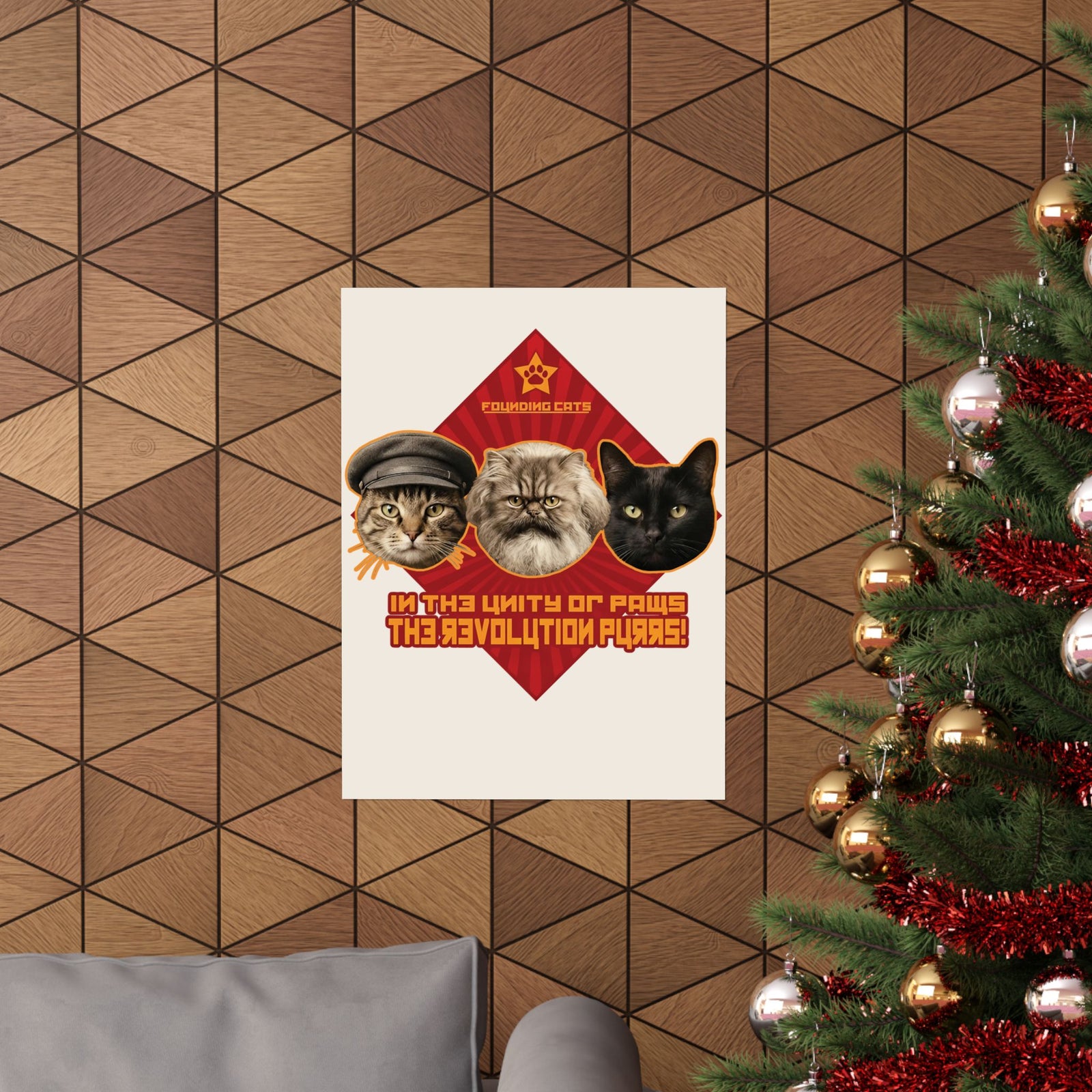 Founding Cats Poster