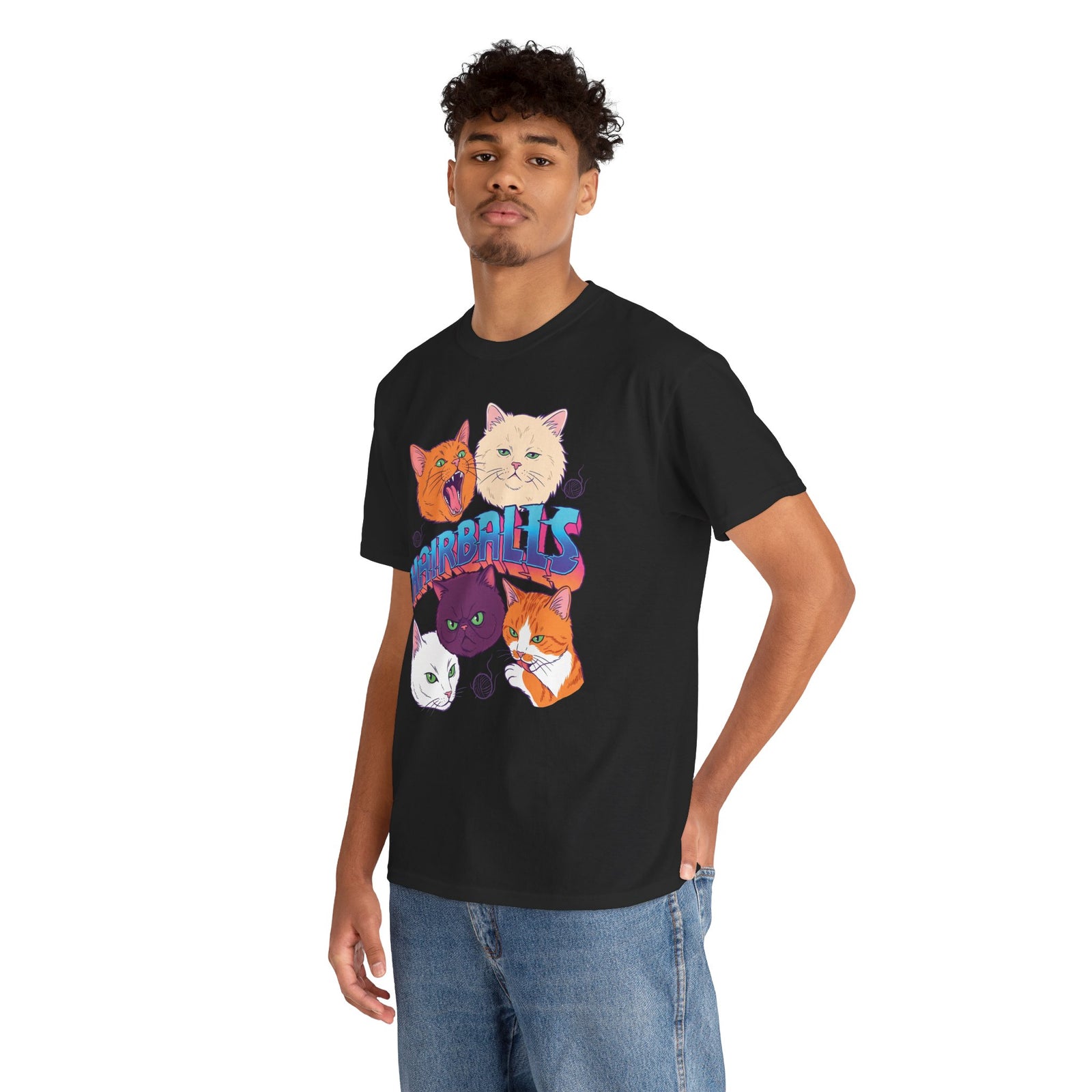 Cats Hairballs T-Shirt — Funny Cat Lover Tee