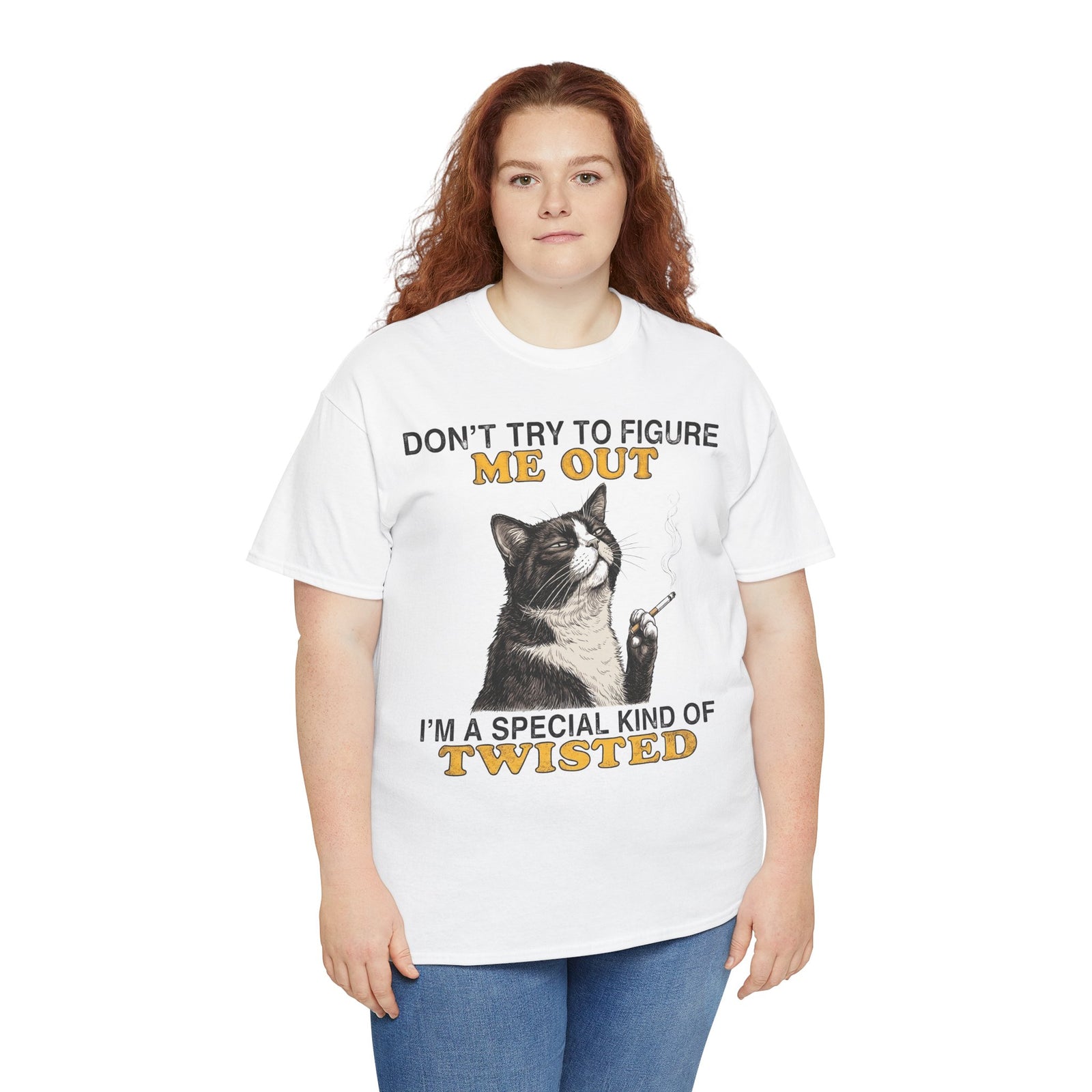 Grumpy Cat Tee "I’m a Special Kind of Twisted" Funny Sarcastic Cat Shirt for Cat Lovers