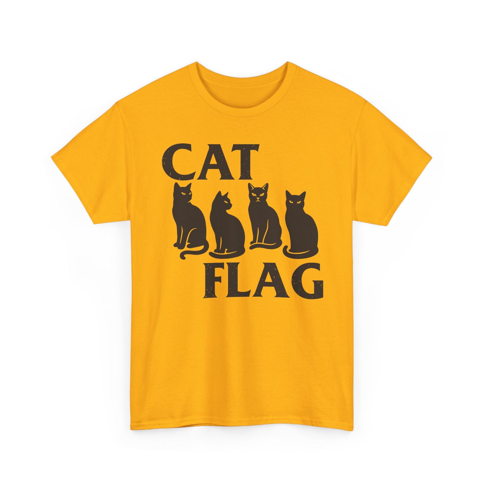 Cat Flag T-Shirt — Pride-Inspired Feline Graphic Tee