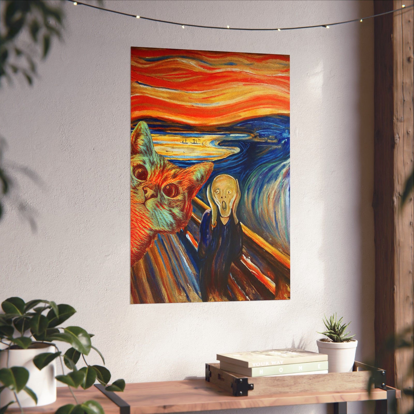 Cat And The Scream Poster
