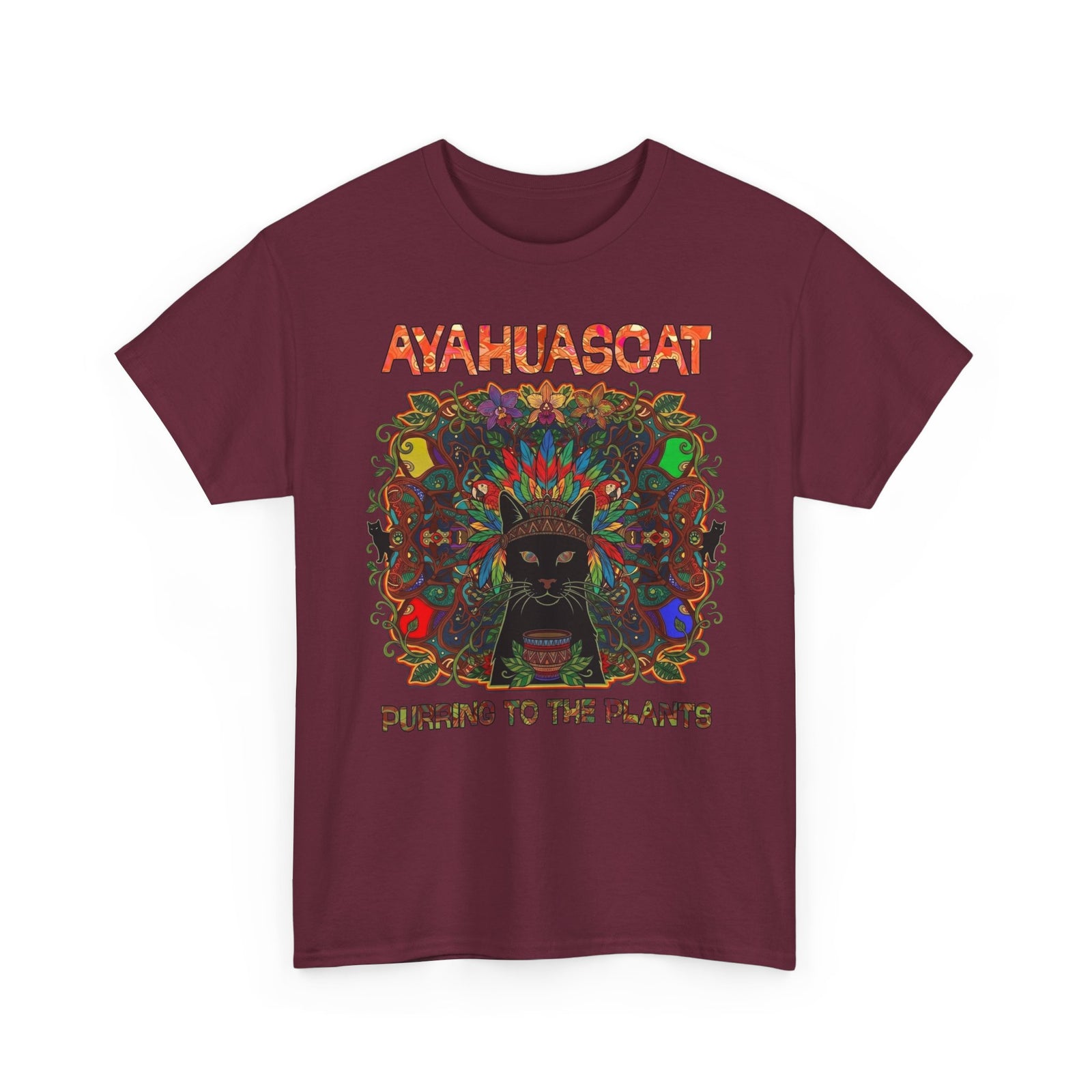 Ayahuascat T-Shirt — Psychedelic Cat Tee