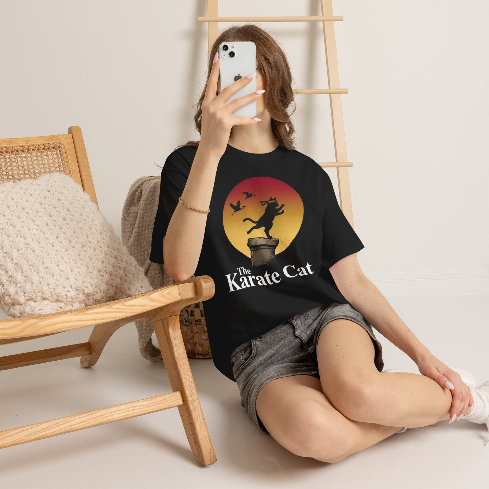 Karate Cat T-Shirt — Funny Martial Arts Cat Tee