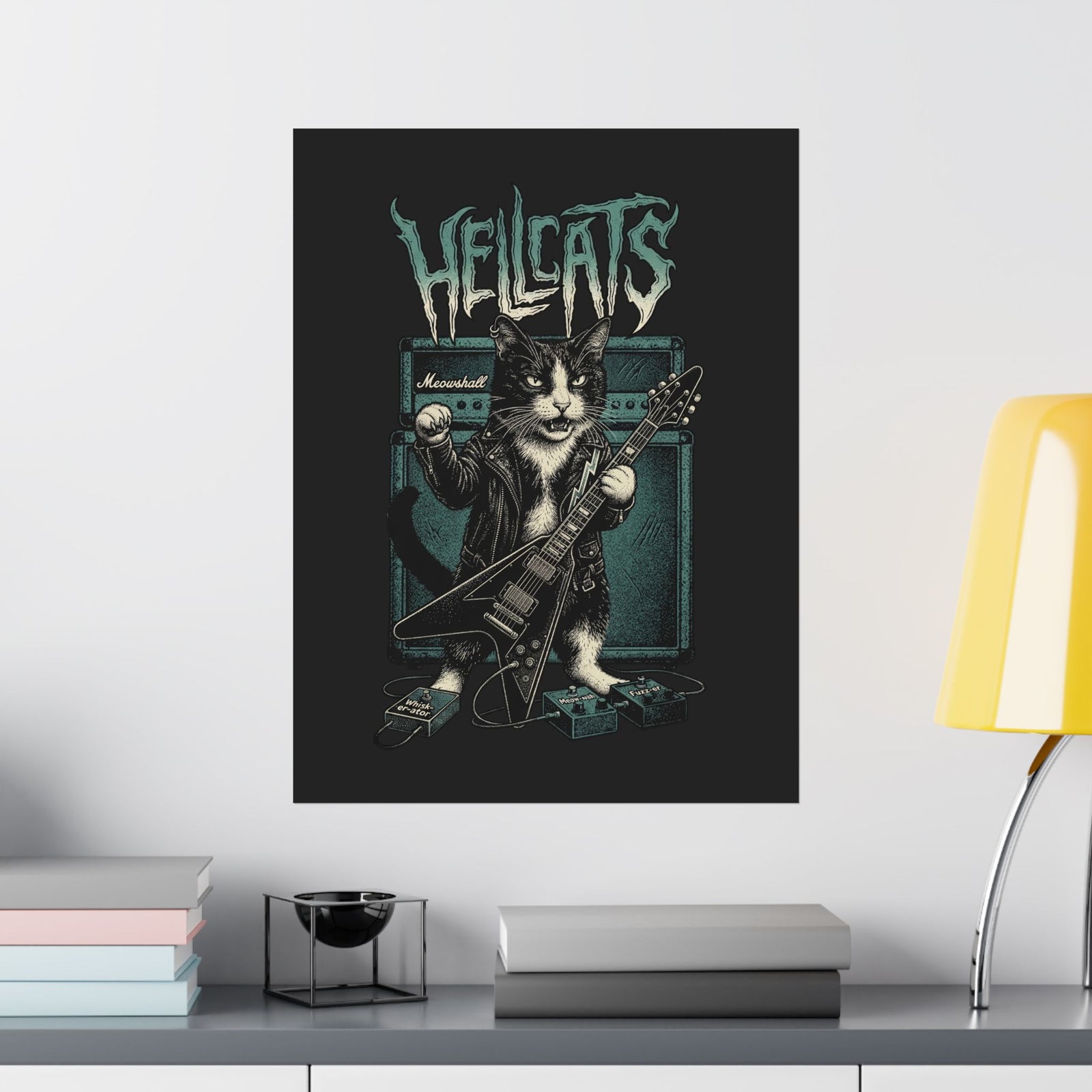 Hellcats Cat Rock Poster