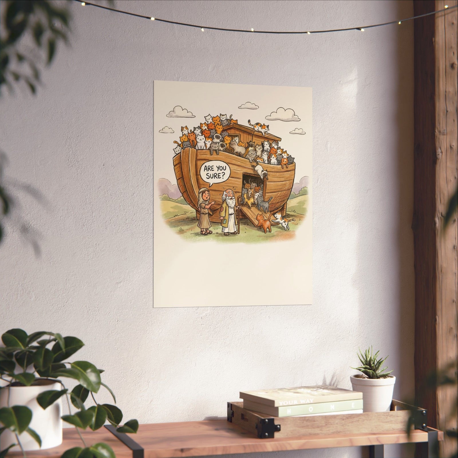 Moses and Cats T‑Poster
